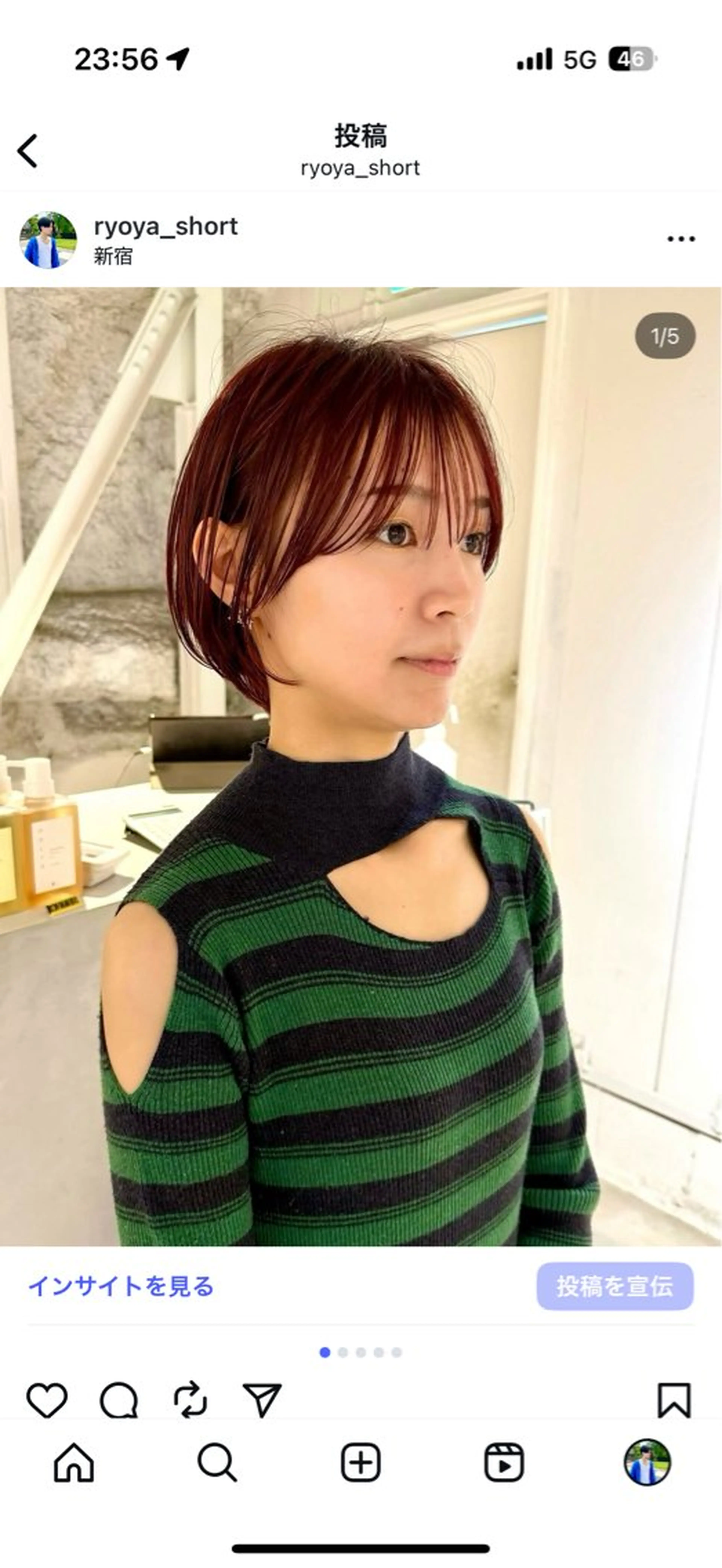 ショート カット ヘアカラー 骨格診断で絶対可愛い ✨丸みショート✨凌弥のヘアスタイル