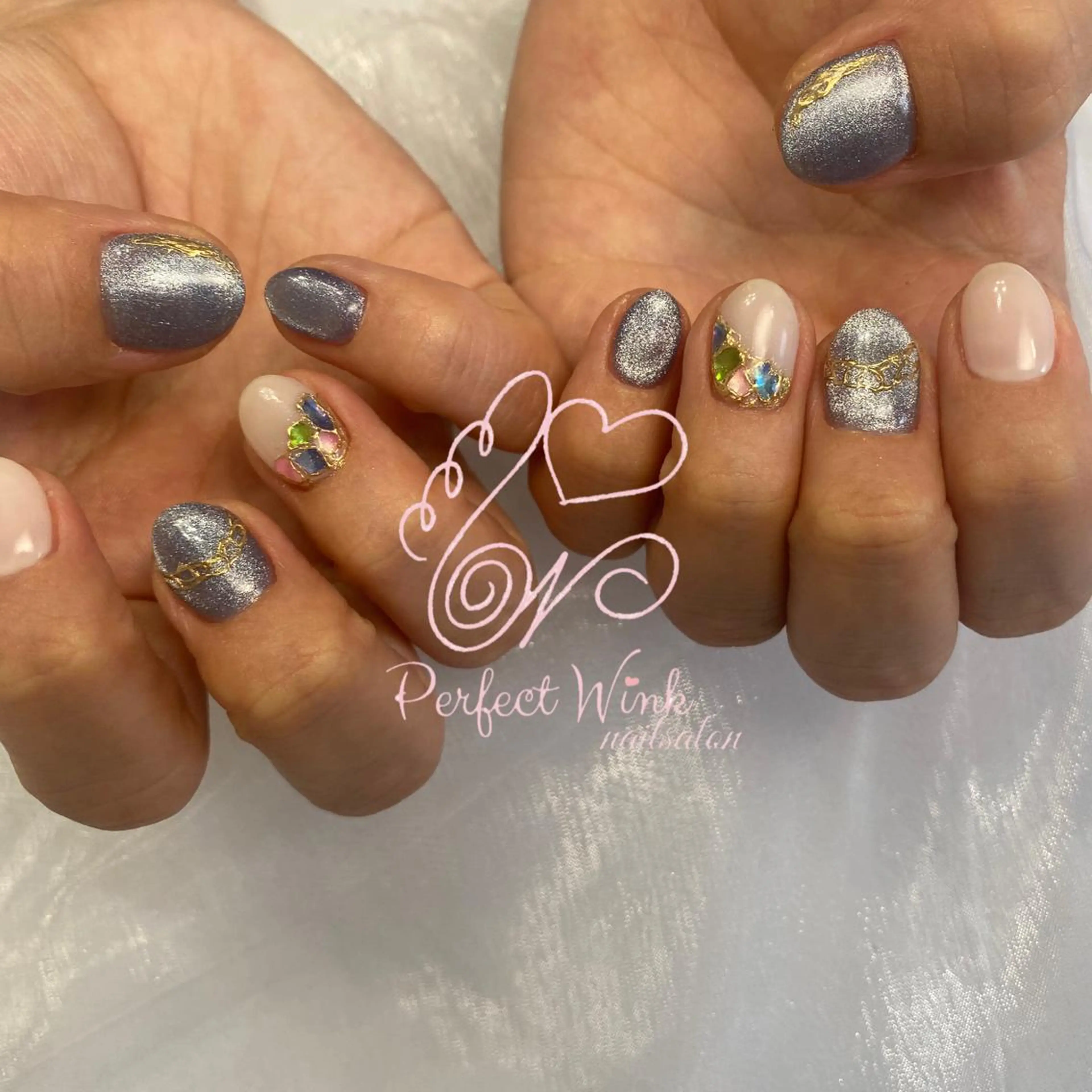 ネイル フットネイル フレンチネイル ジェルネイル グラデーション キラキラネイル ハンドネイル 💅Perfect Wink RUI🌈のネイルデザイン