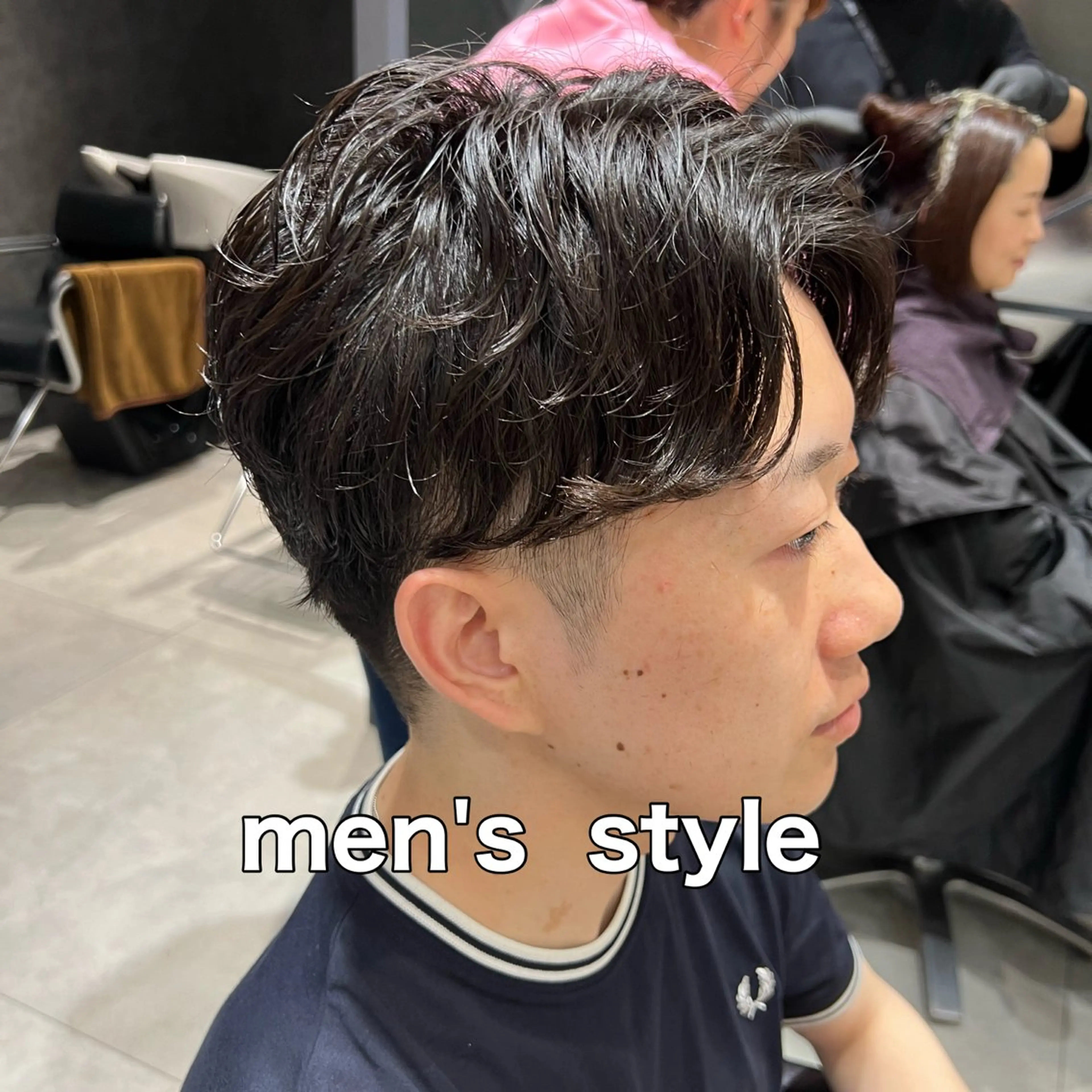 パーマ メンズ カット パーマ 上野⭐️メンズ特化 森田道成のヘアスタイル