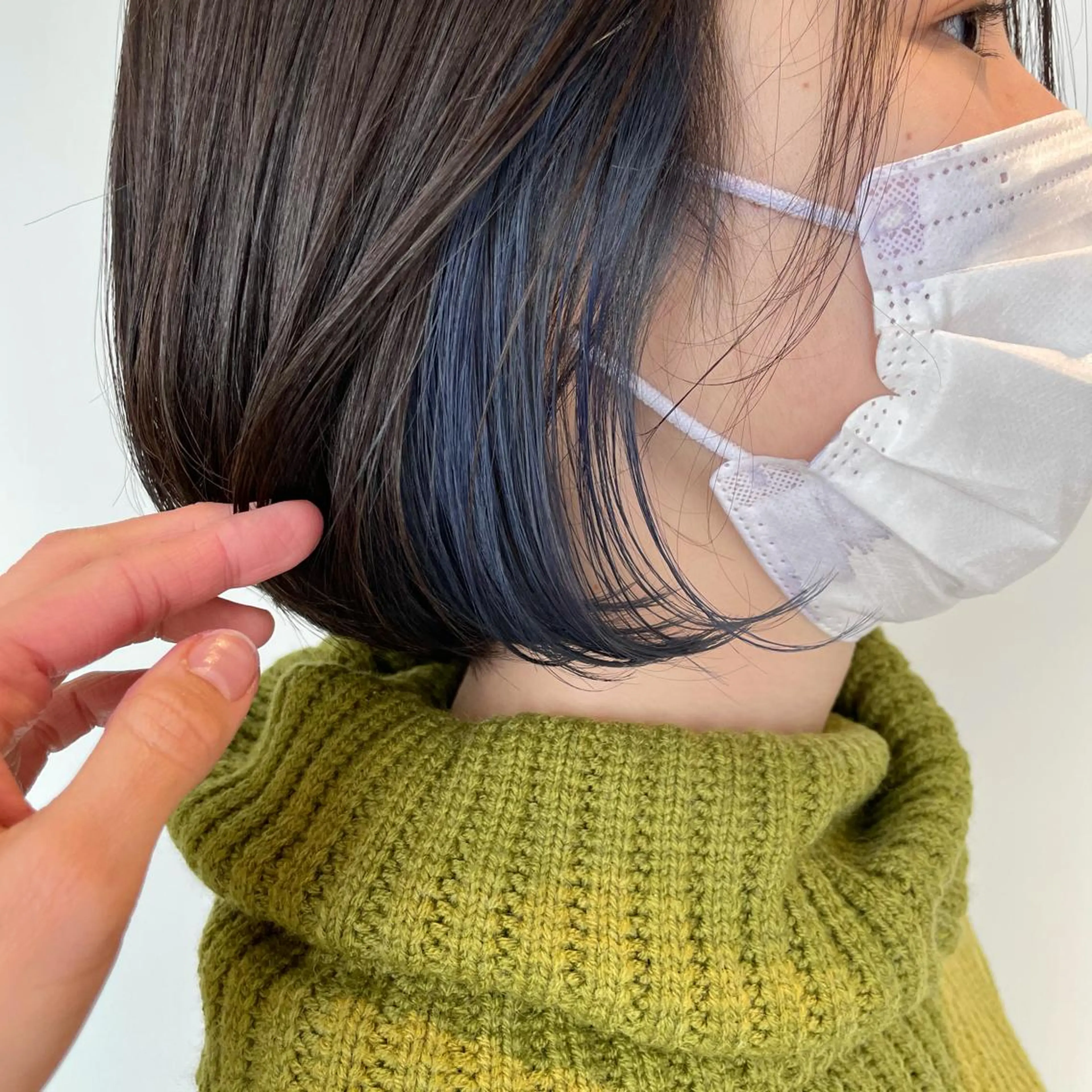 ショート カラー ブルーカラー 透明感カラー/ 寺田千雅子のヘアスタイル