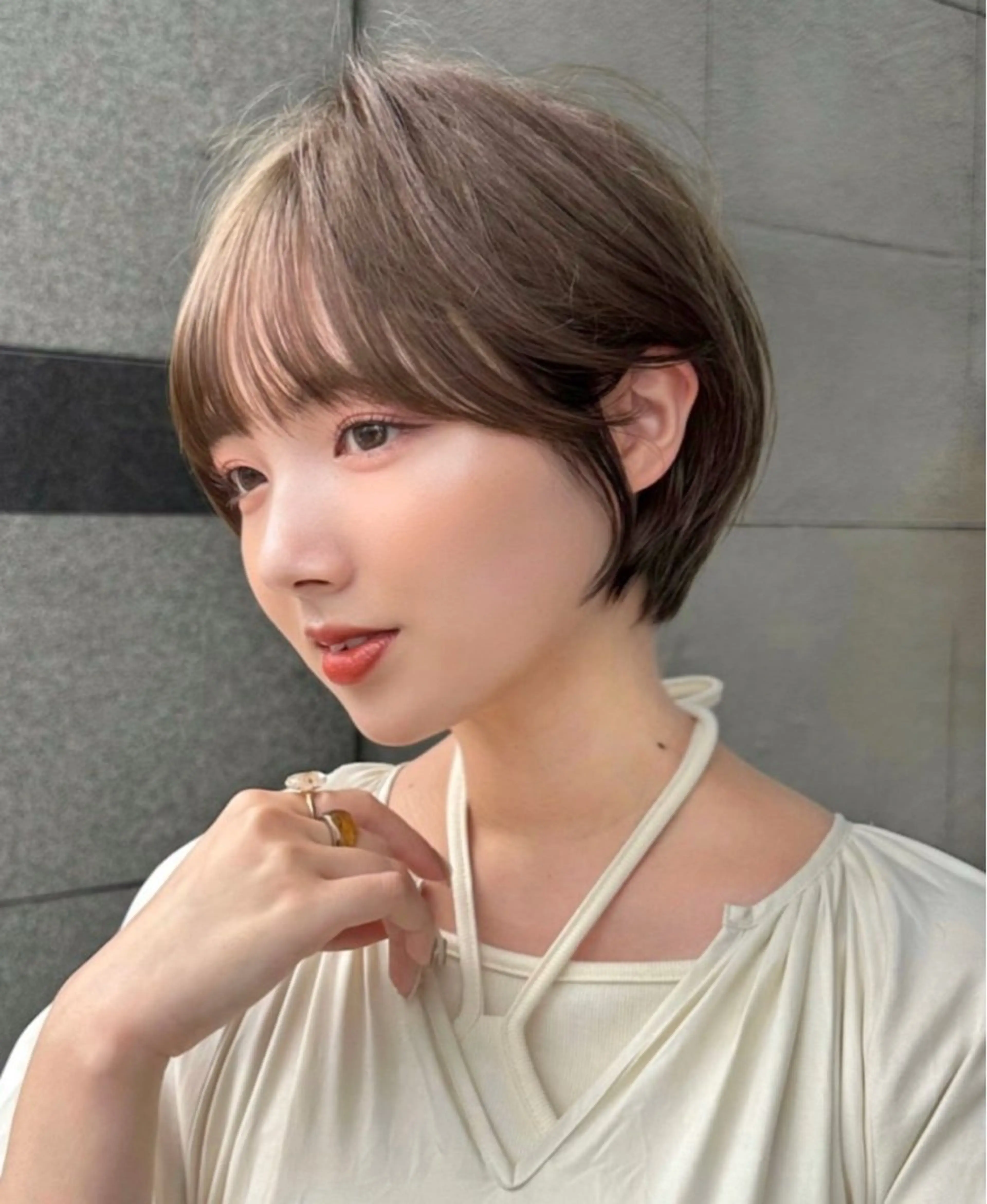 ショート ショートヘア 加藤 優里のヘアスタイル