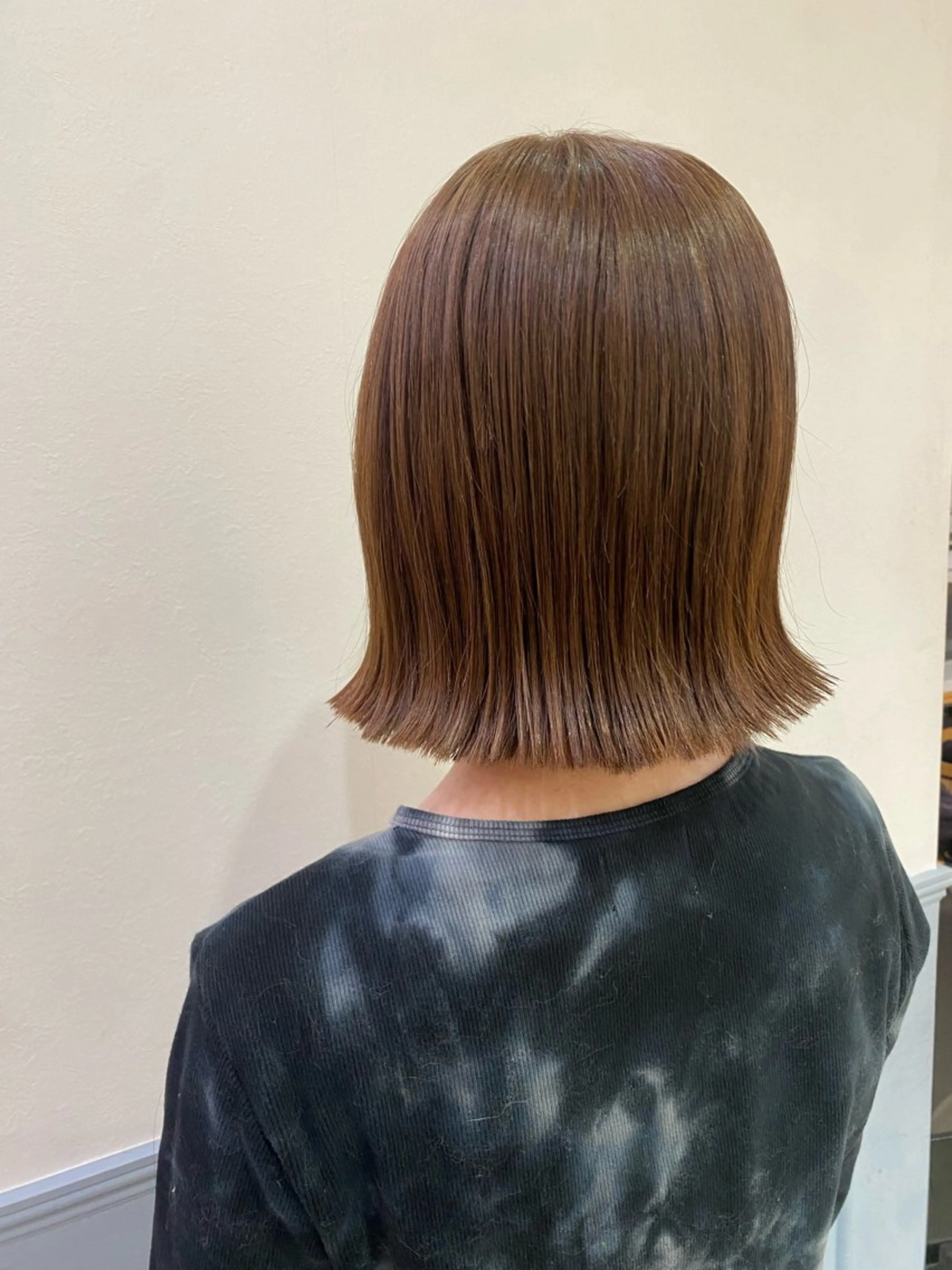ショート ボブ カット ヘアカラー トリートメント SALOWIN銀座PAYⅡ店所属・GINZARay2 風本朱里🐥のヘアスタイル