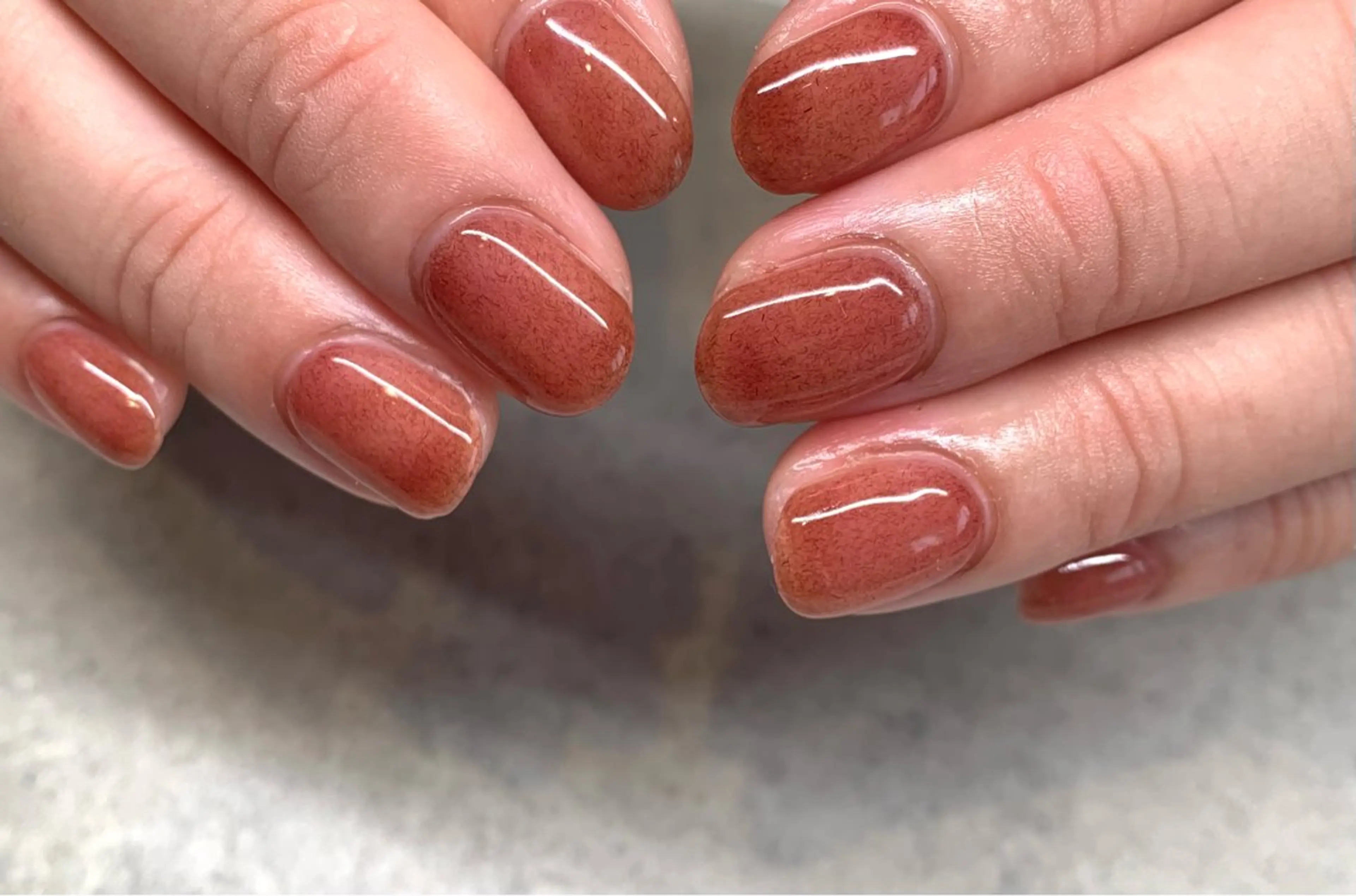 ネイル フラッシュネイル ニュアンスネイル オフィスネイル ショートネイル シンプルネイル ハンドネイル sufu. nail YUKIのネイルデザイン