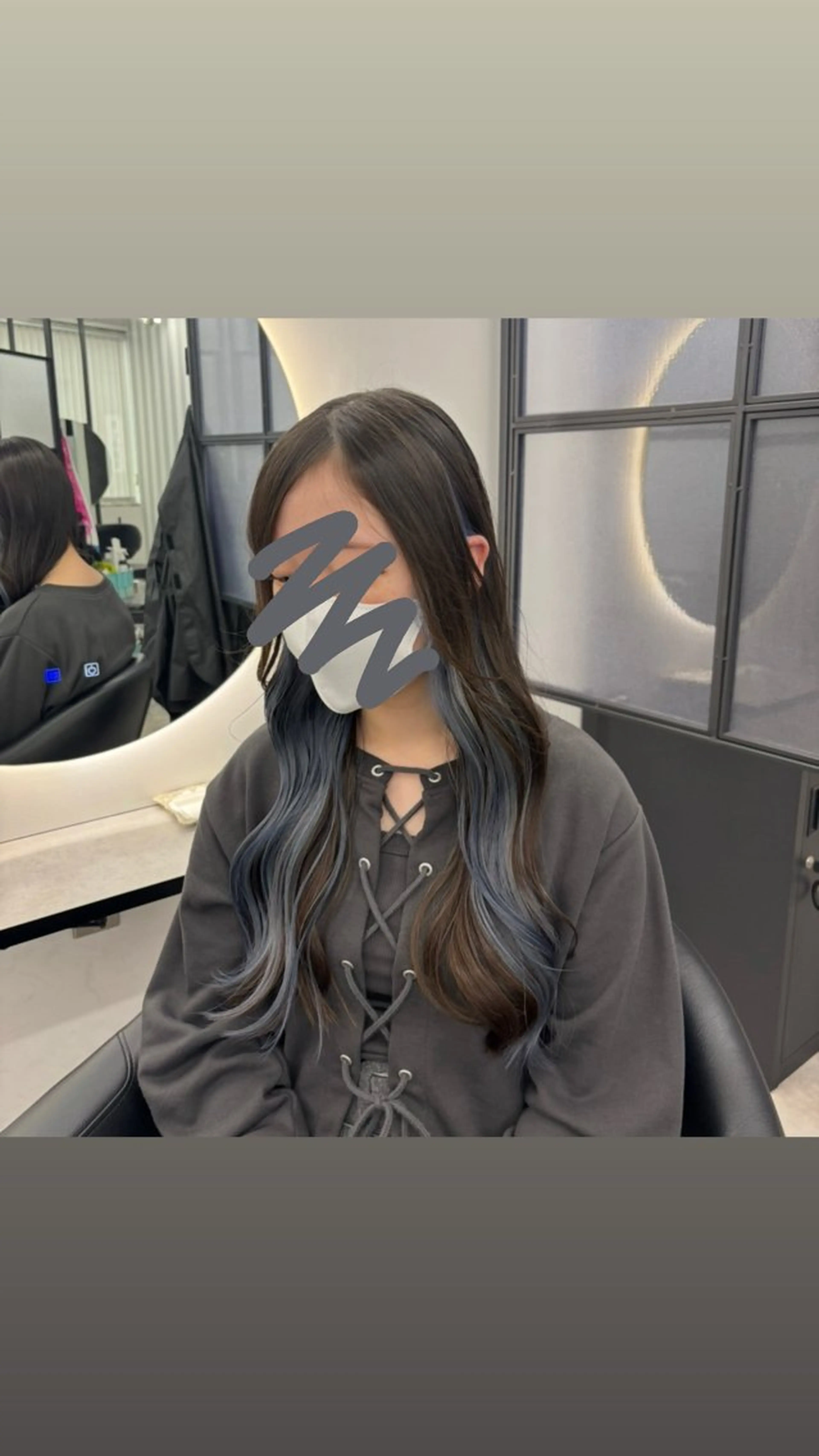 ロング カラー ヘアカラー Ren. 🦋デザインカラーのヘアスタイル