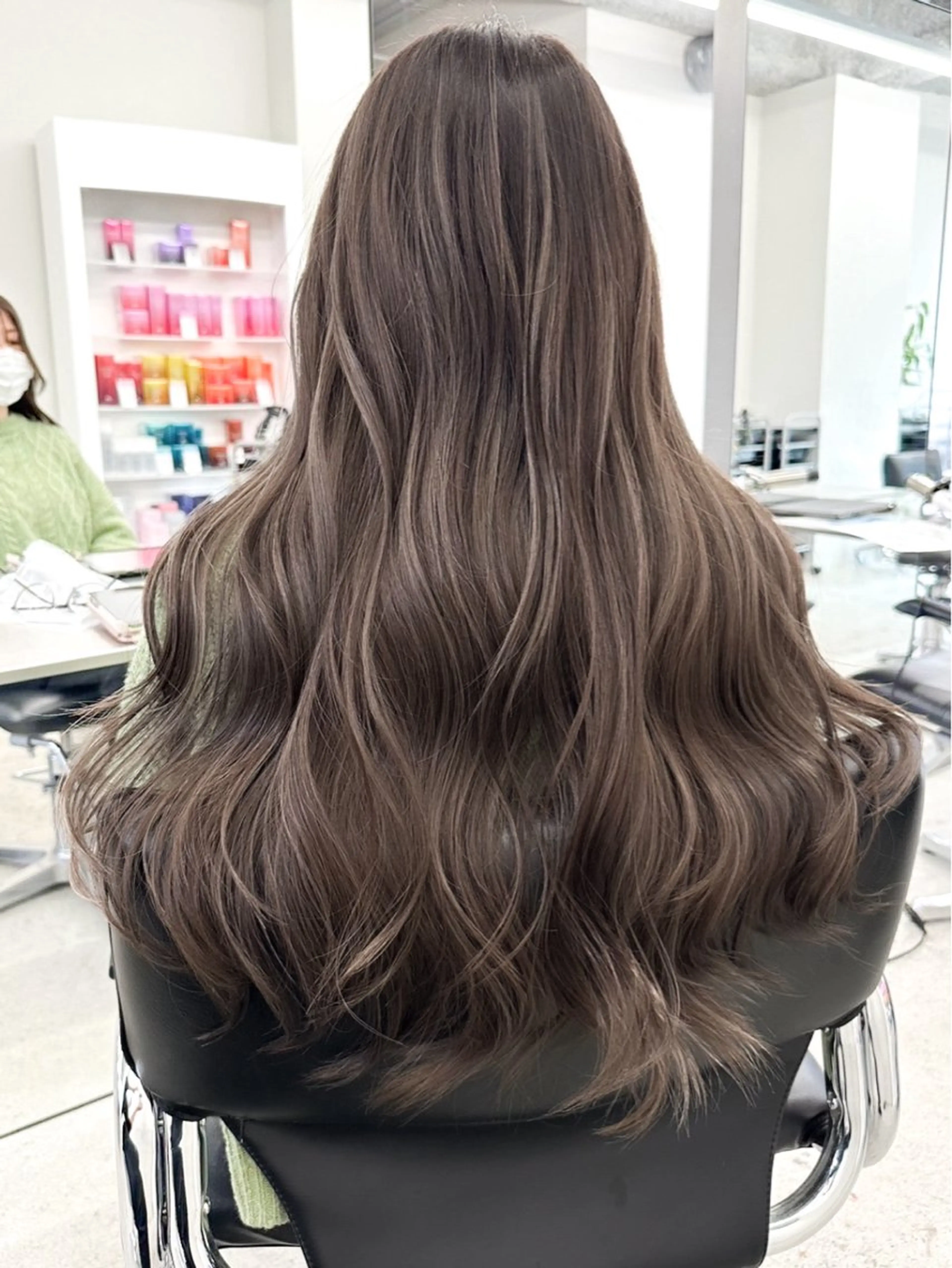 ロング カラー ハイライトカラー ハイライト 小顔ボブ jilblanカホのヘアスタイル
