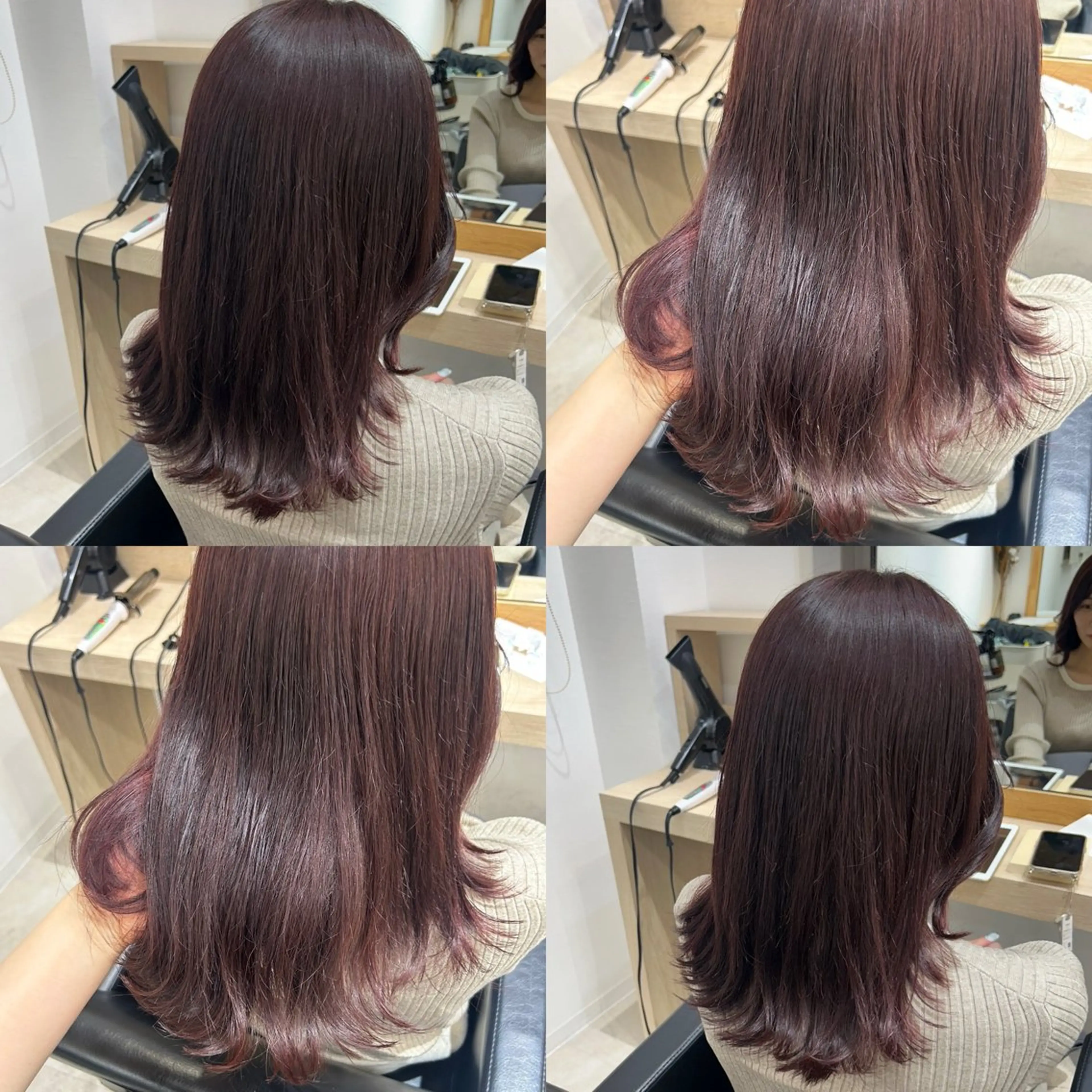 ミディアム カラー ヘアカラー トリートメント 🤍透明感/韓国風 🤍サクラギヒトミのヘアスタイル