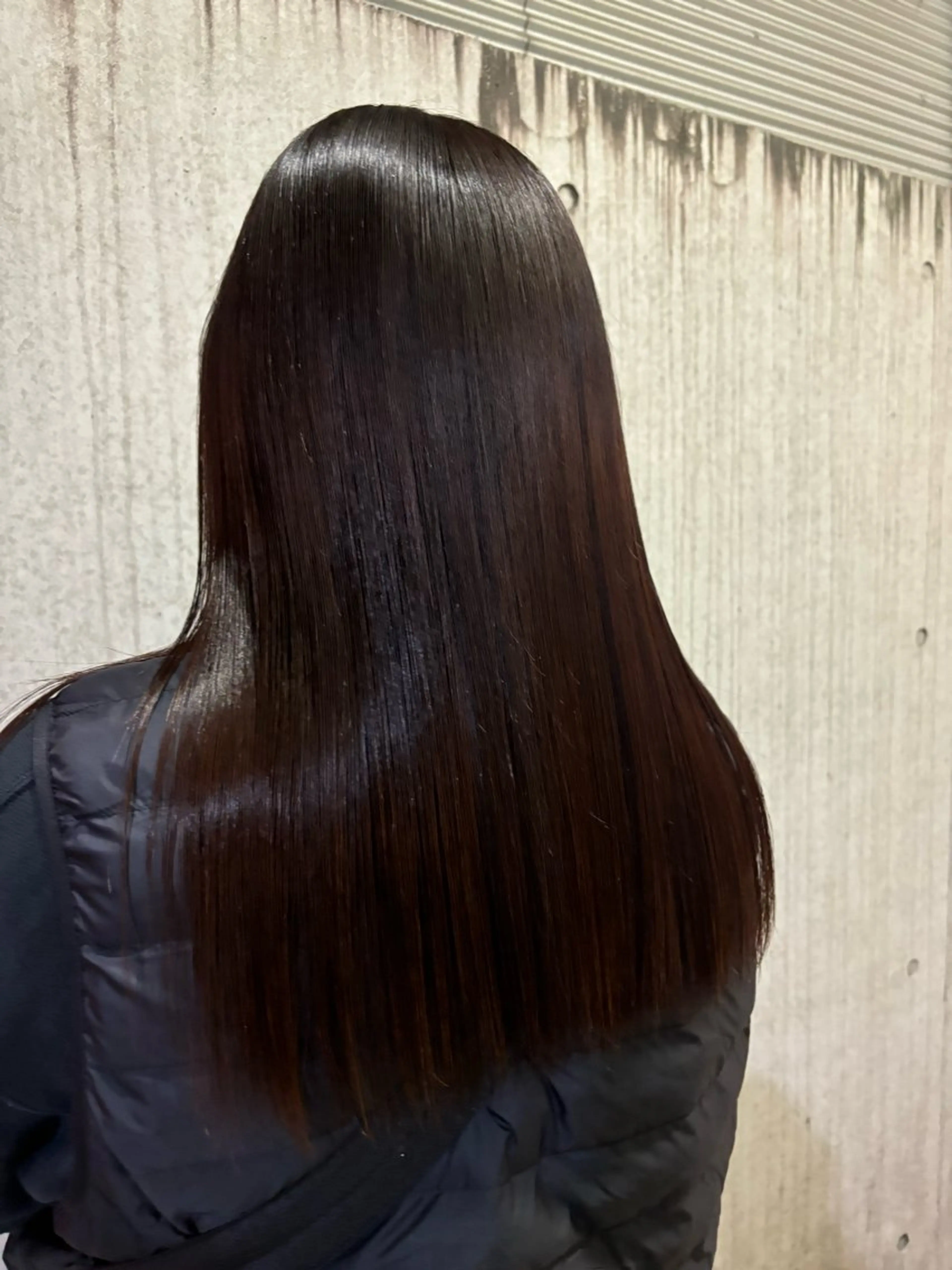 セミロング 縮毛矯正 The Path ARENのヘアスタイル