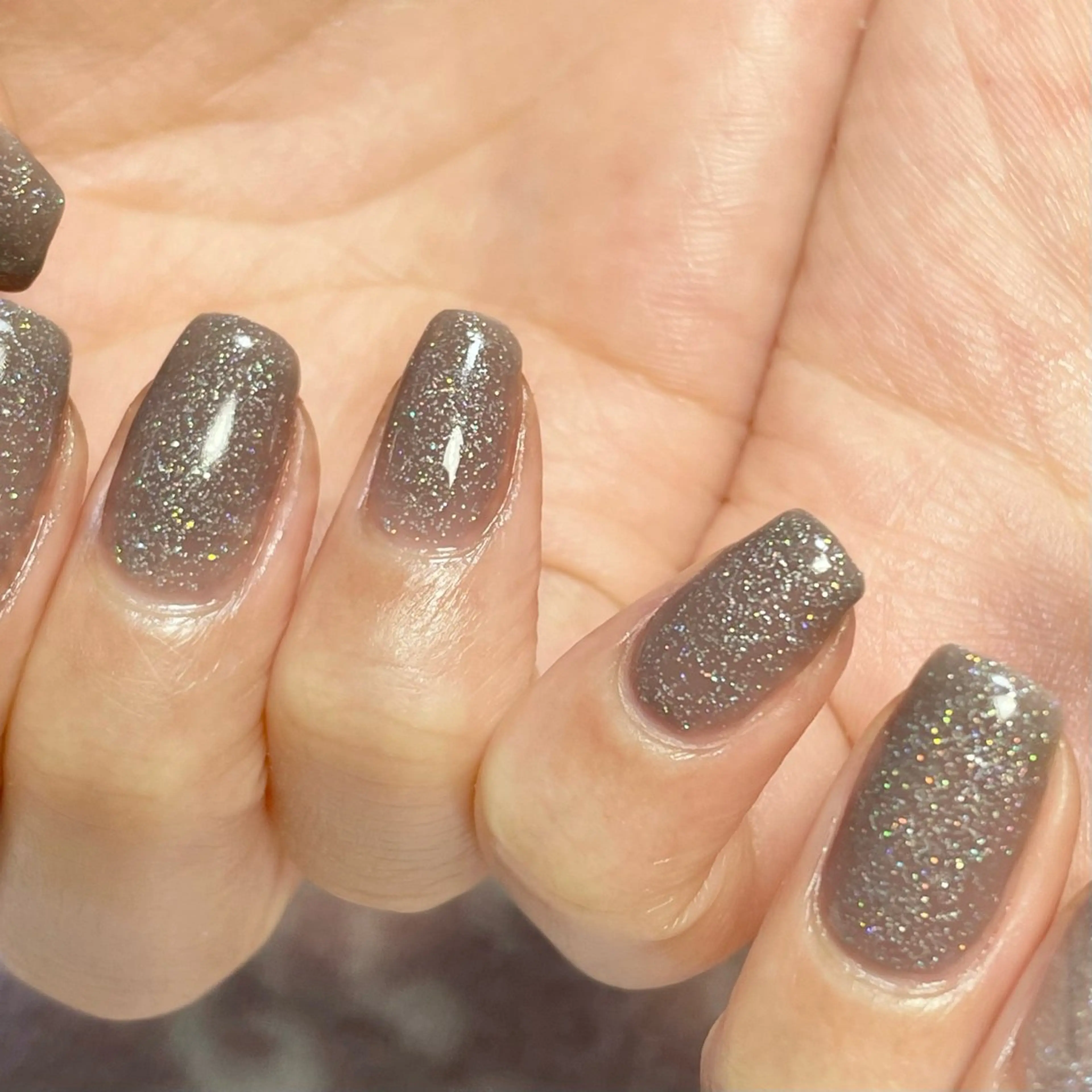 ネイル グラデーション ラメ(グリッター) private salon Noëlのネイルデザイン