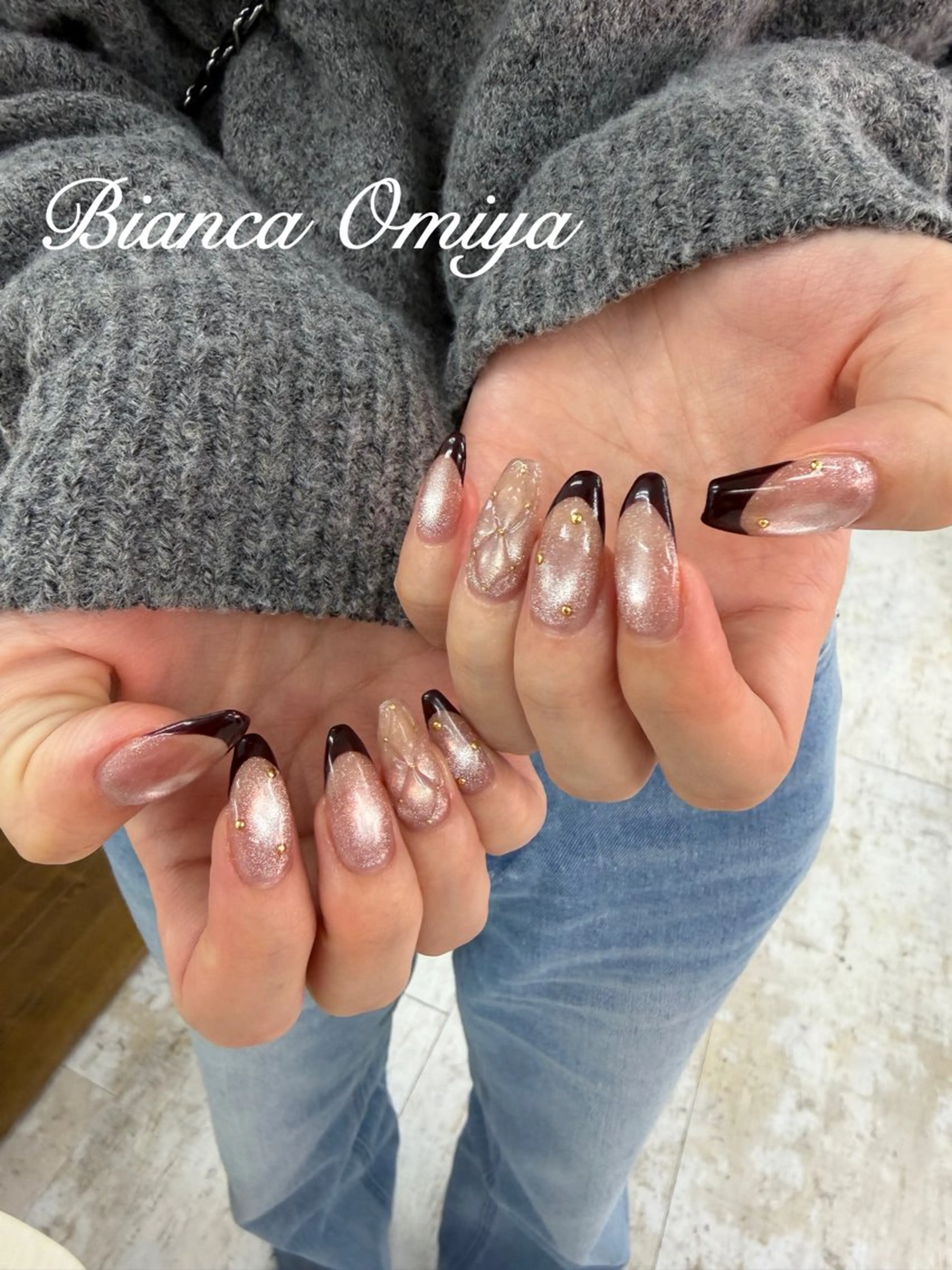 ネイル ハンドネイル 岩松 沙耶のネイルデザイン