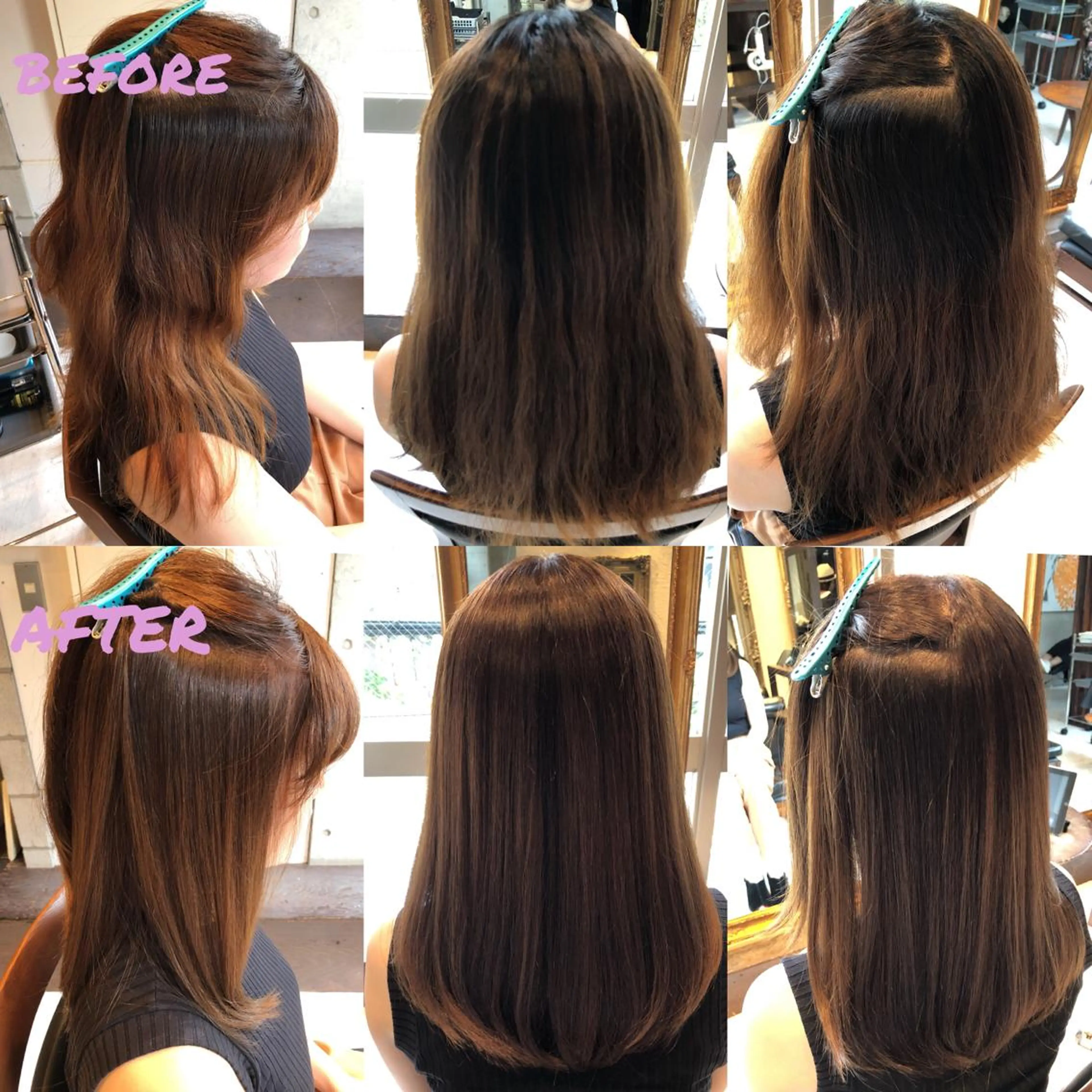 ロング カラー パーマ イルミナカラー ストレートパーマ カット ヘアカラー 縮毛矯正 縮毛矯正とパーマは お任せ/デサキ🍥のヘアスタイル