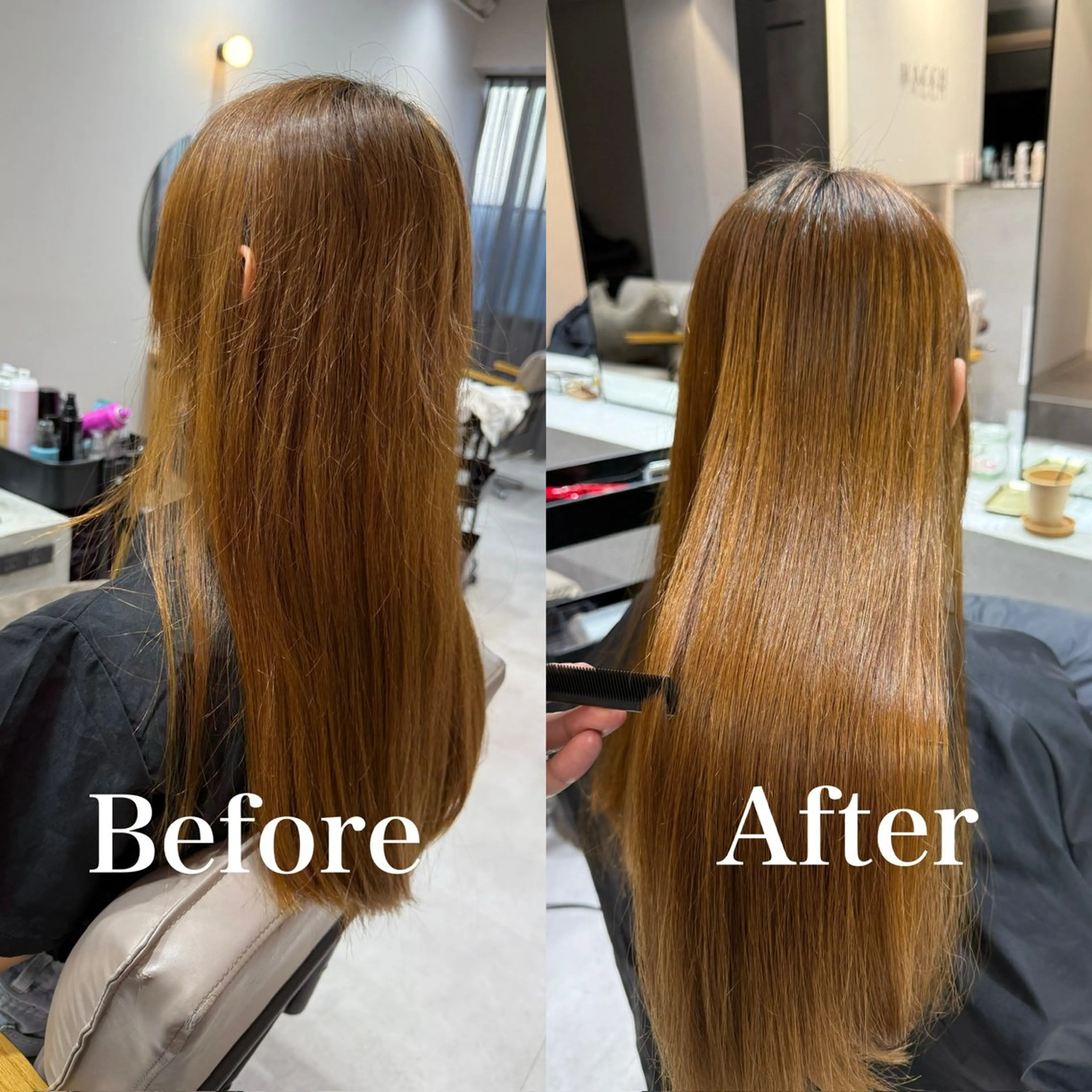 ロング ⭐️立川/縮毛矯正 /髪質改善⭐️のヘアスタイル