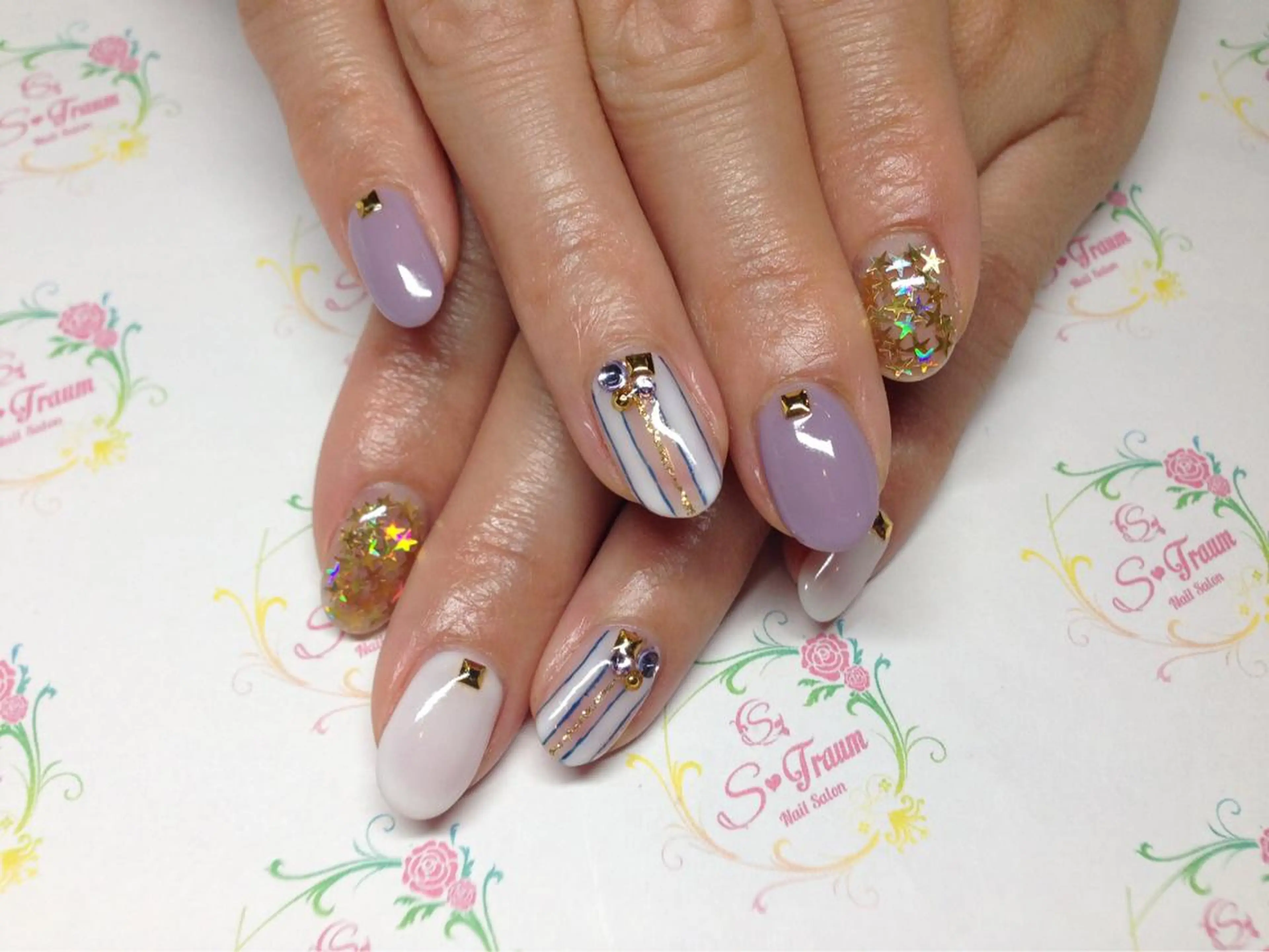 ネイル ボーダー Nail Salon S-Traum所属・Nail Salon S-Traumのネイルデザイン