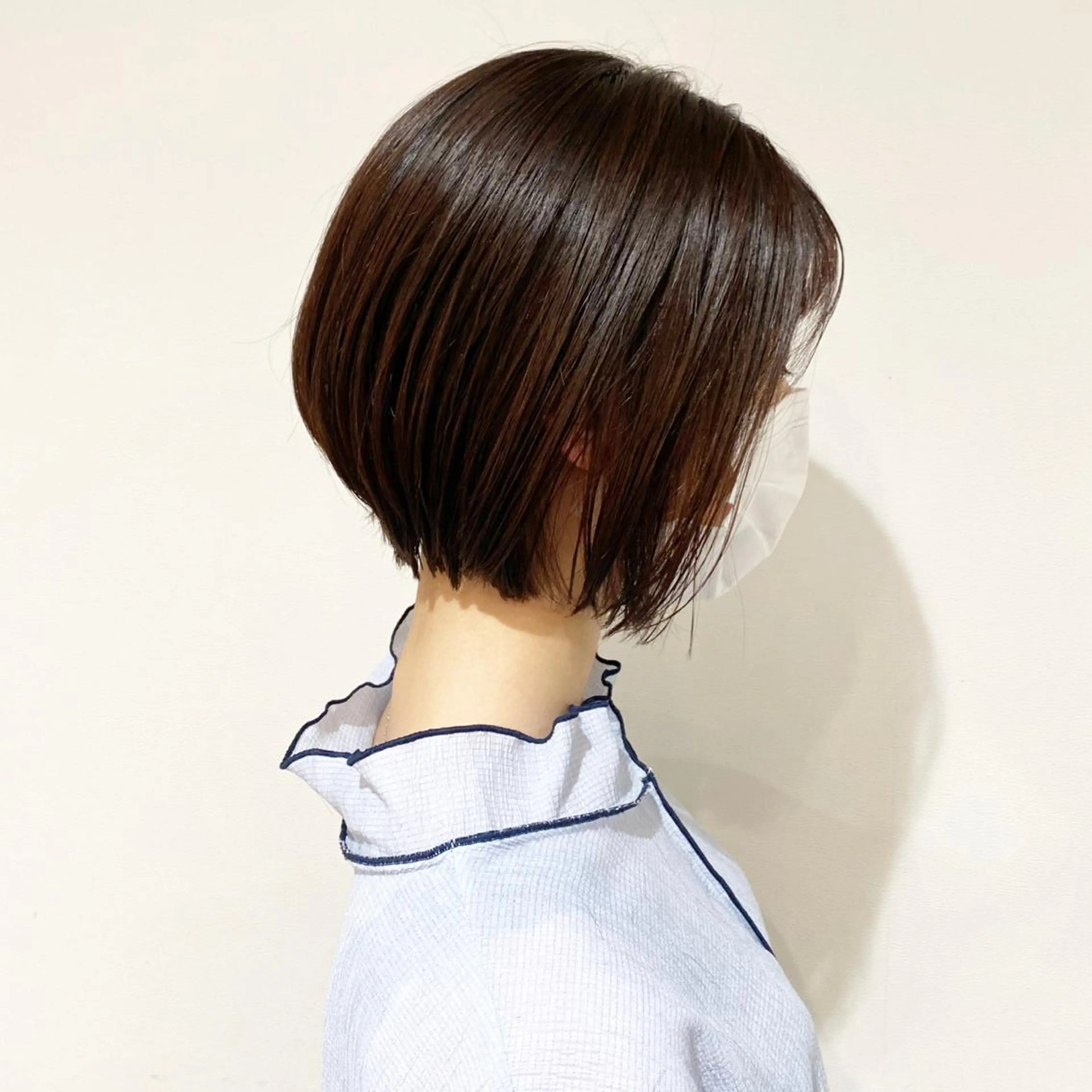 ショート アッシュ ボブ 髪質改善 レイヤーカット ショートヘア カット ショート〜ミディアム 喜多司のヘアスタイル