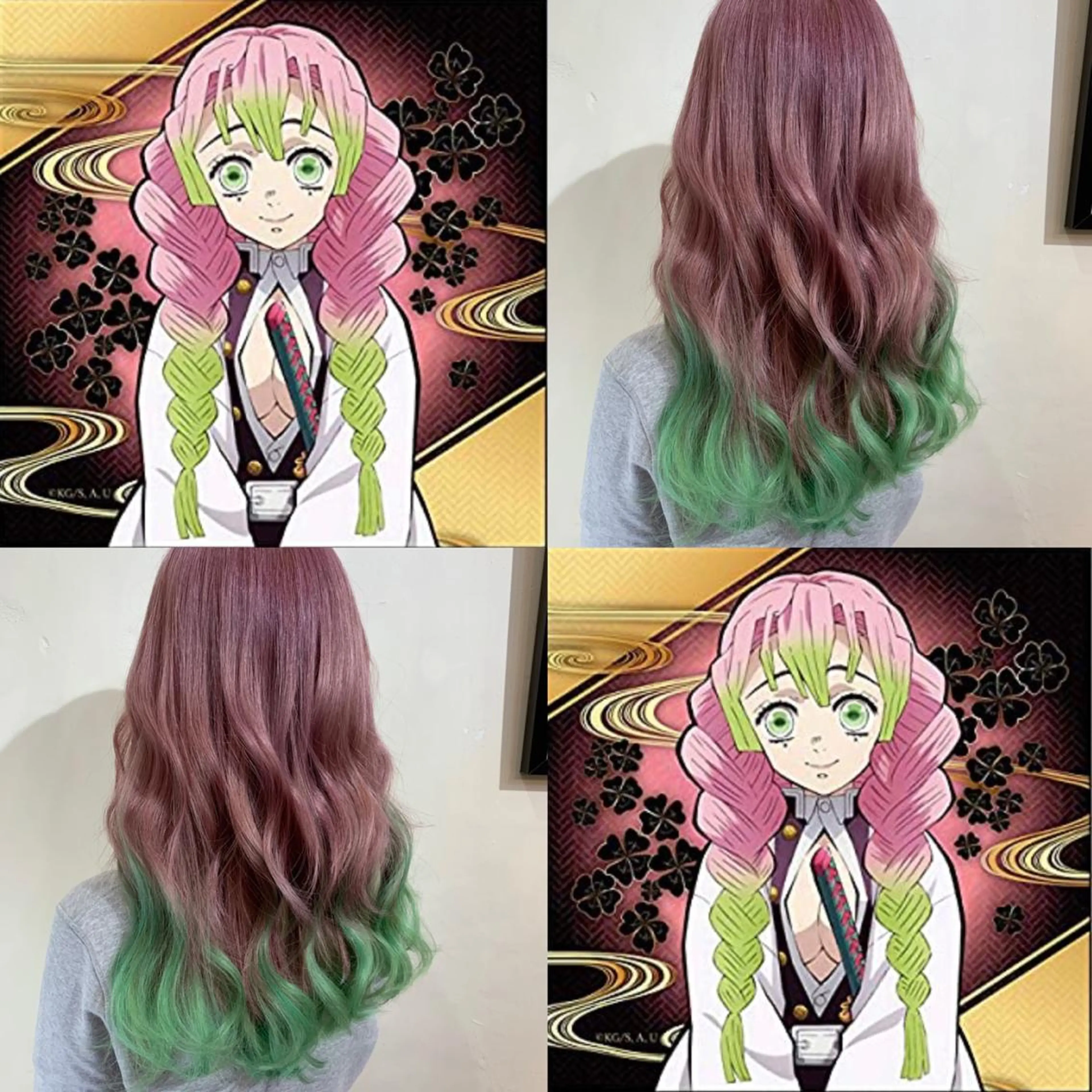 ロング カラー ブリーチ ピンクカラー ヘアカラー サロウィン千葉所属・サロウィン千葉店 Toshikiのヘアスタイル