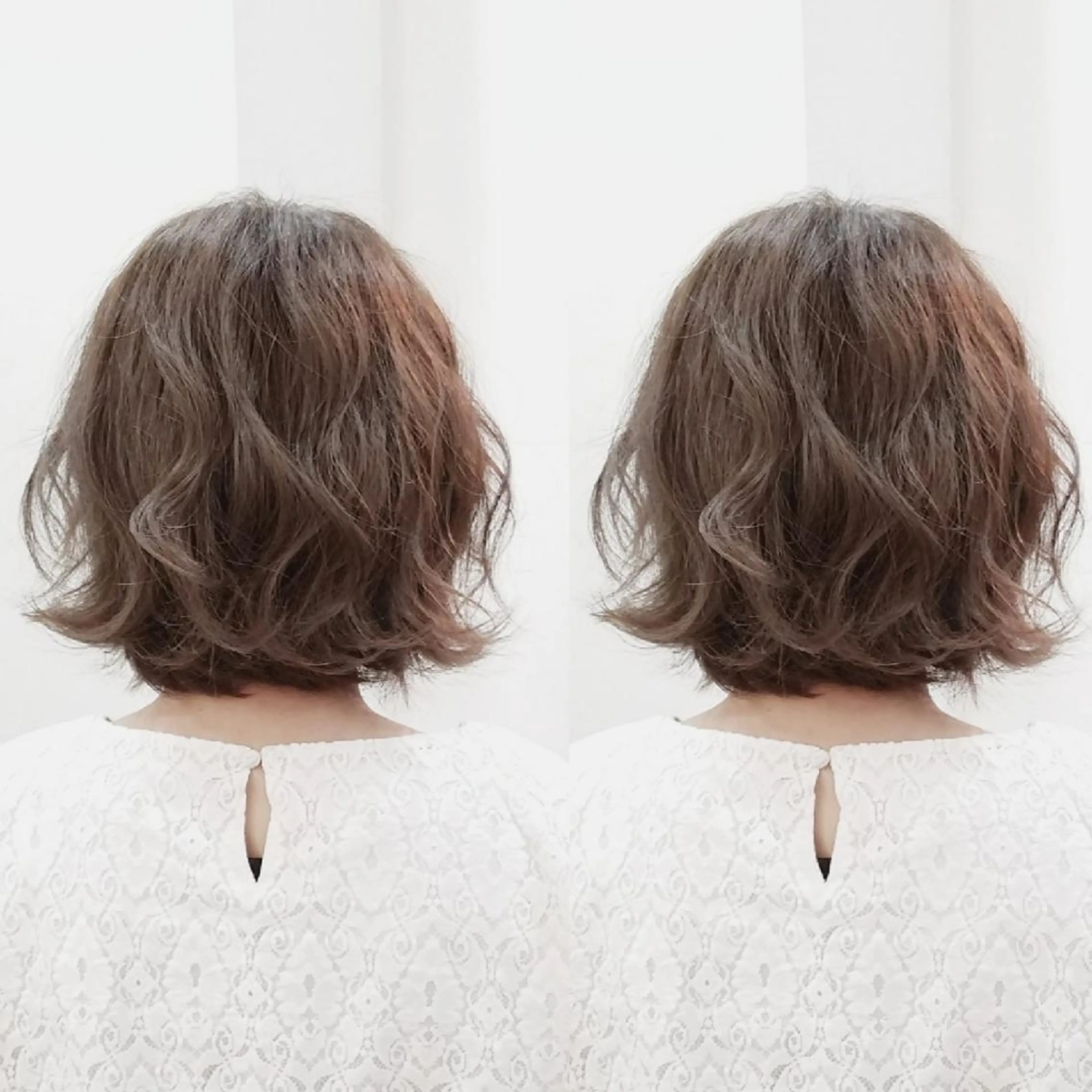 カラー ショート アディクシーカラー sky所属・くわやま まさきのヘアスタイル