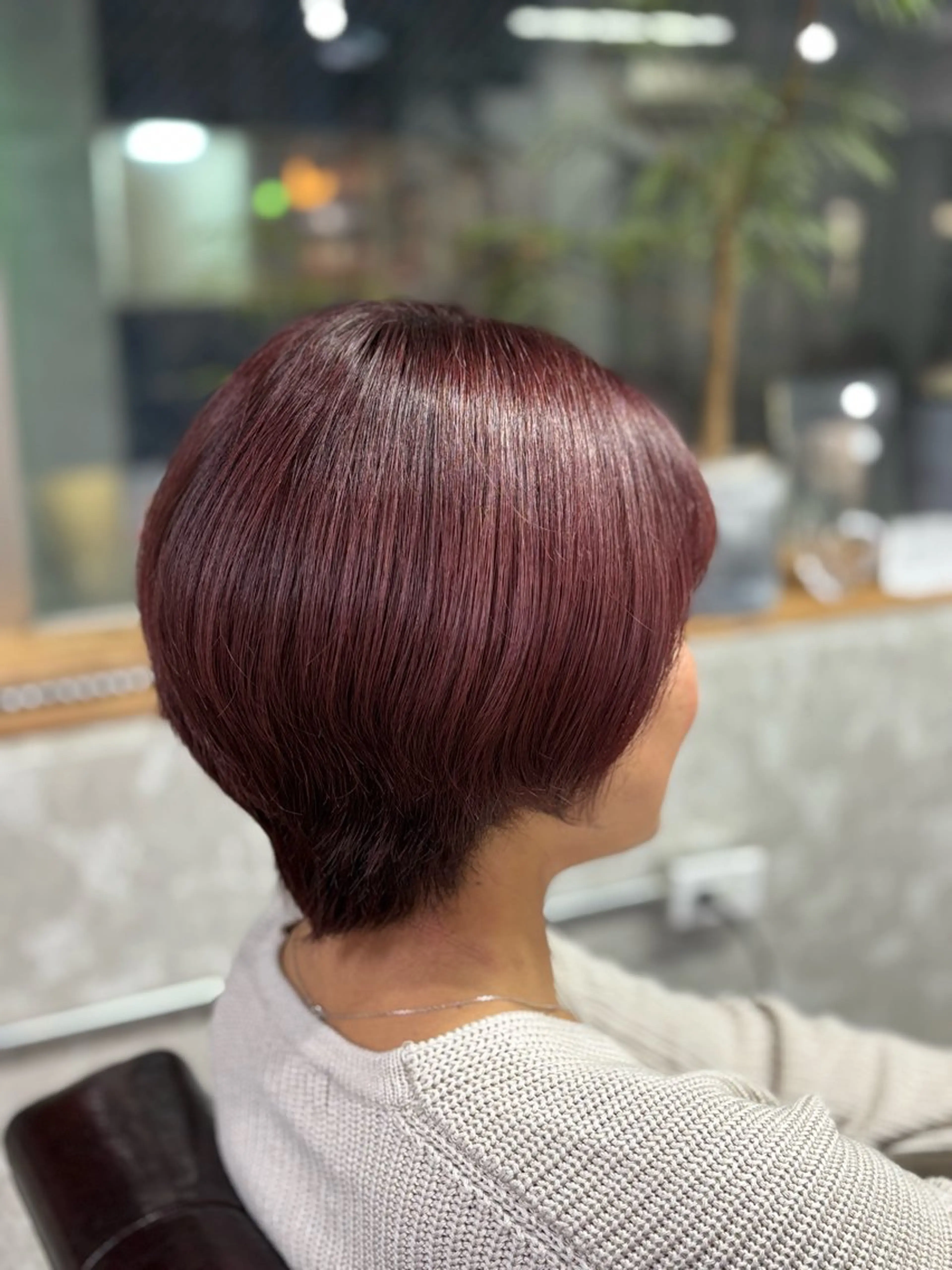 ショート ヘアカラー トリートメント GO GOOD.髪質 改善艶カラー小宮拓海のヘアスタイル