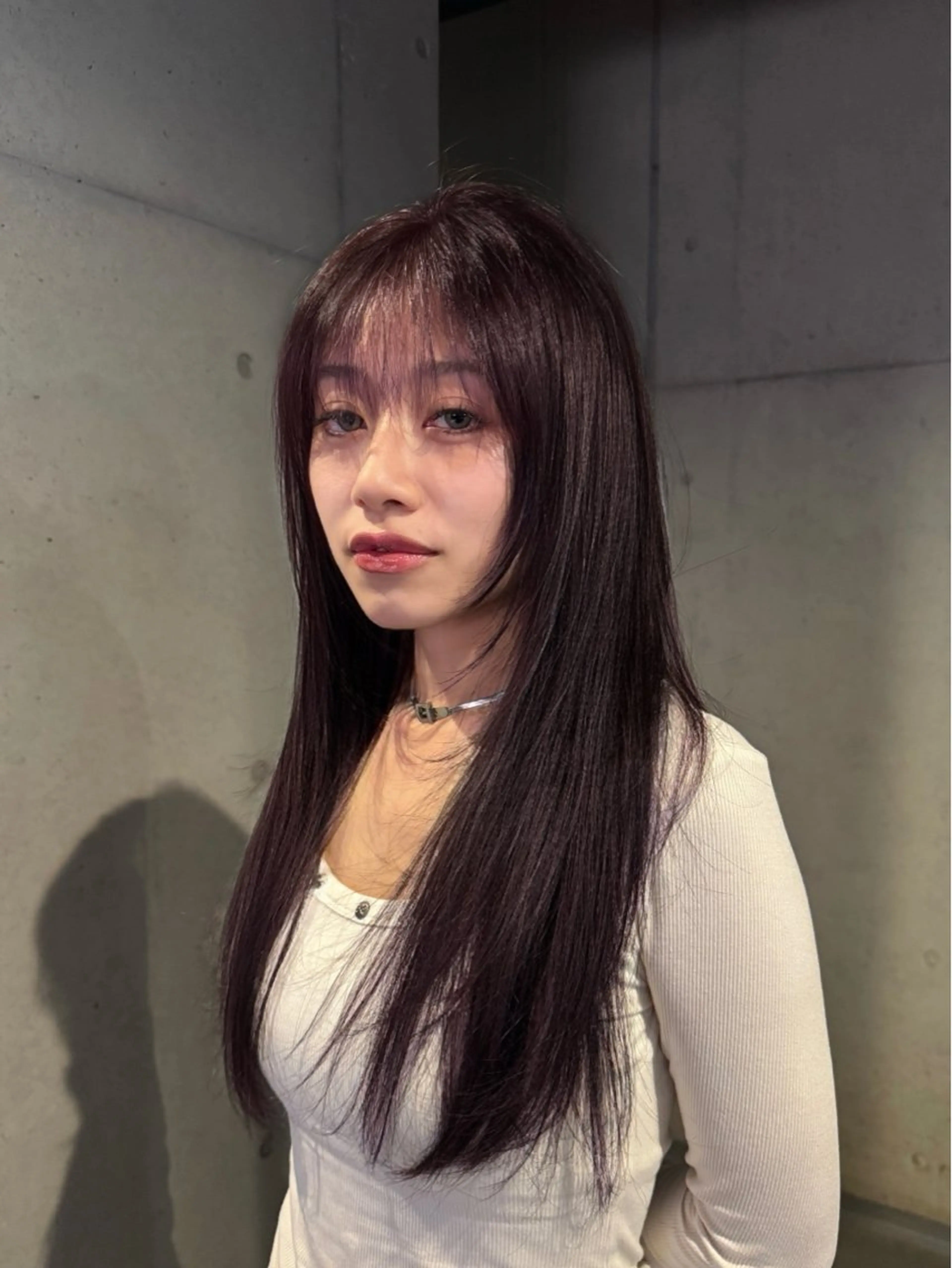 ロング カラー カット ヘアカラー トリートメント ハイトーン/レイヤー だいちのヘアスタイル