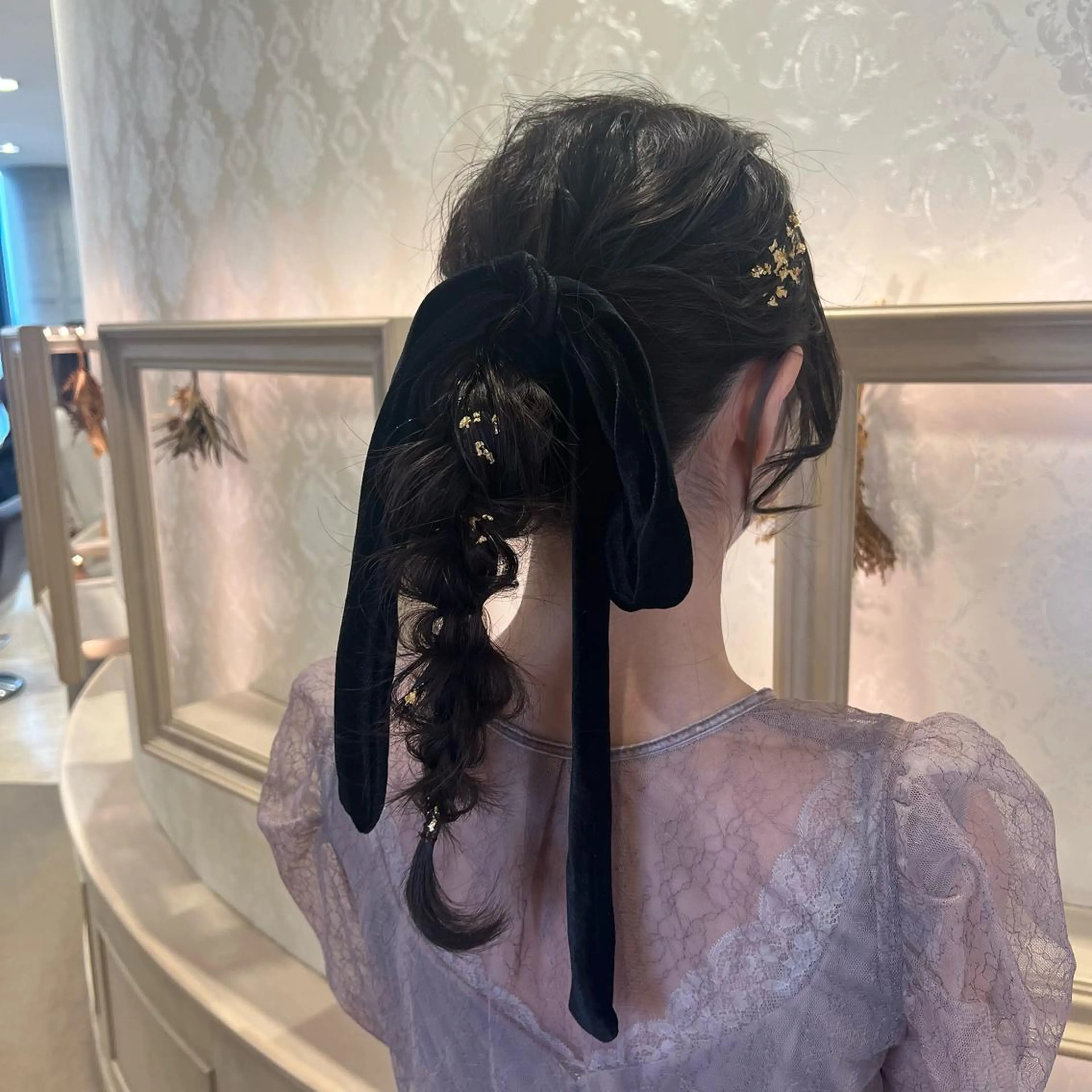 ロング ヘアアレンジ ヘアセット SALOWIN川崎WEST店所属・🌷川崎/アレンジ/ 暖色ボブ/コトネ🌷のヘアスタイル