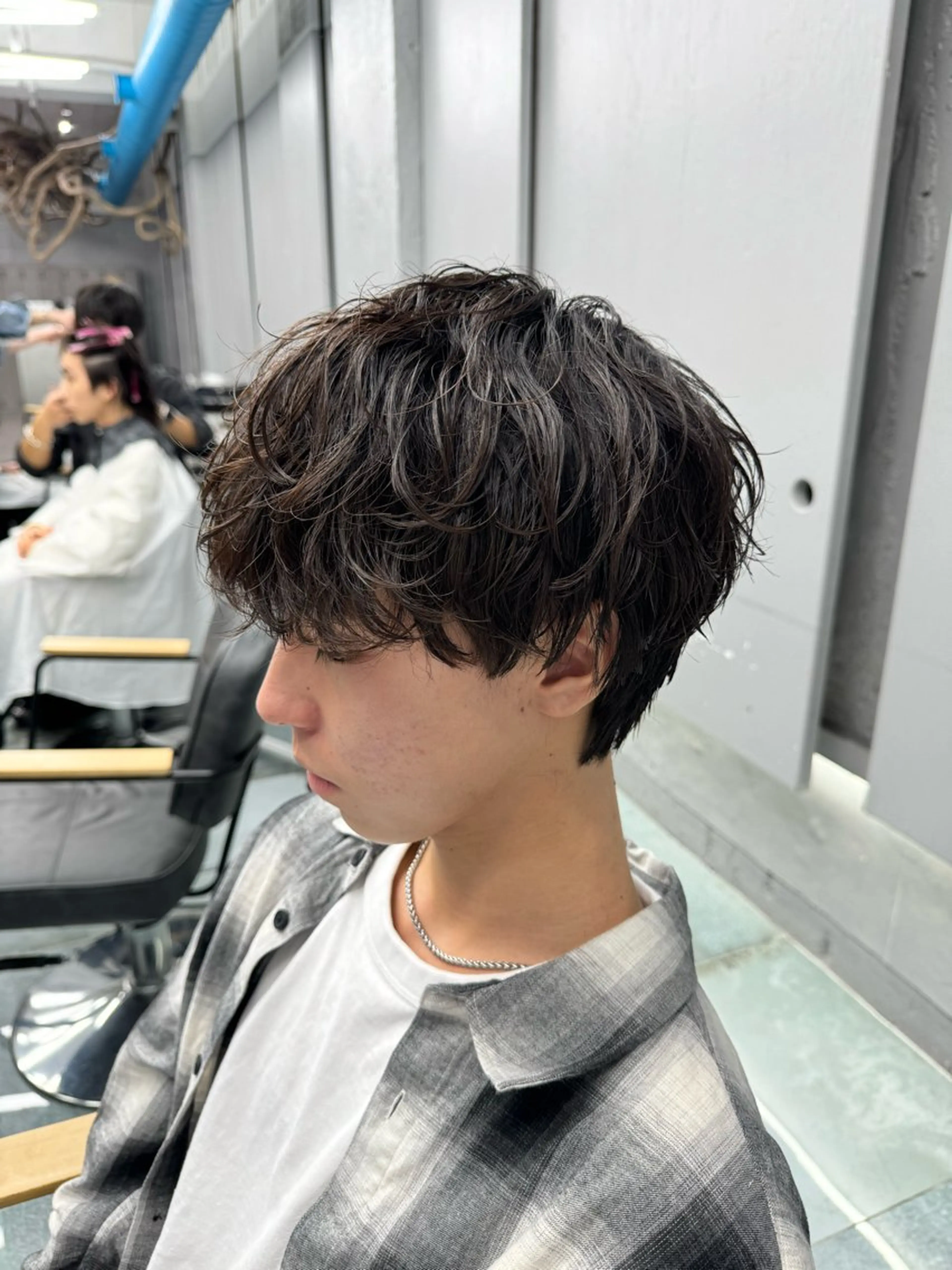 ロング カラー パーマ カット パーマ ⭐️DAISUKE /メンズ/パーマのヘアスタイル