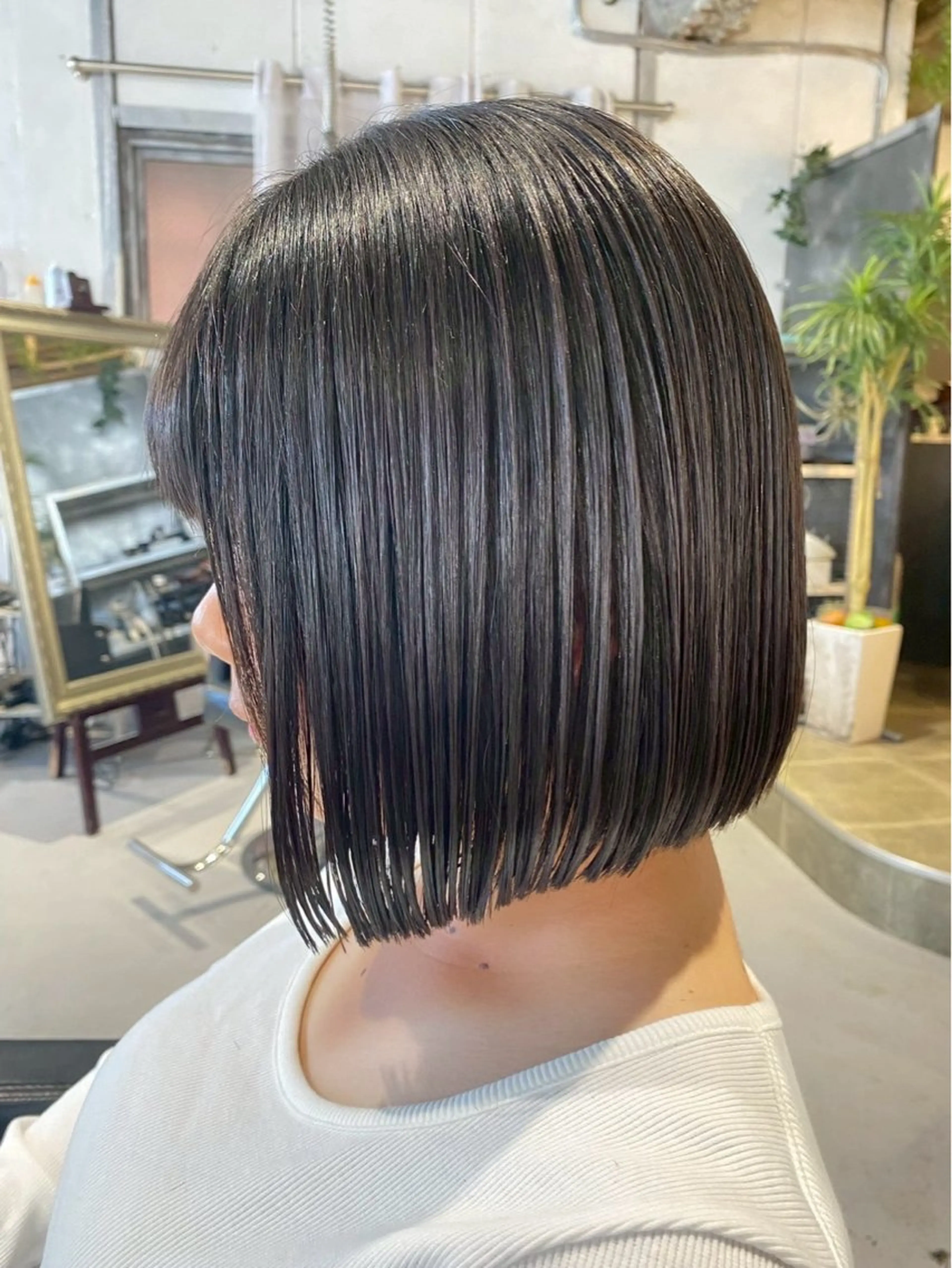 ショート カラー ボブ カット ヘアカラー トリートメント Cadre新小岩🫧 栗原葵のヘアスタイル