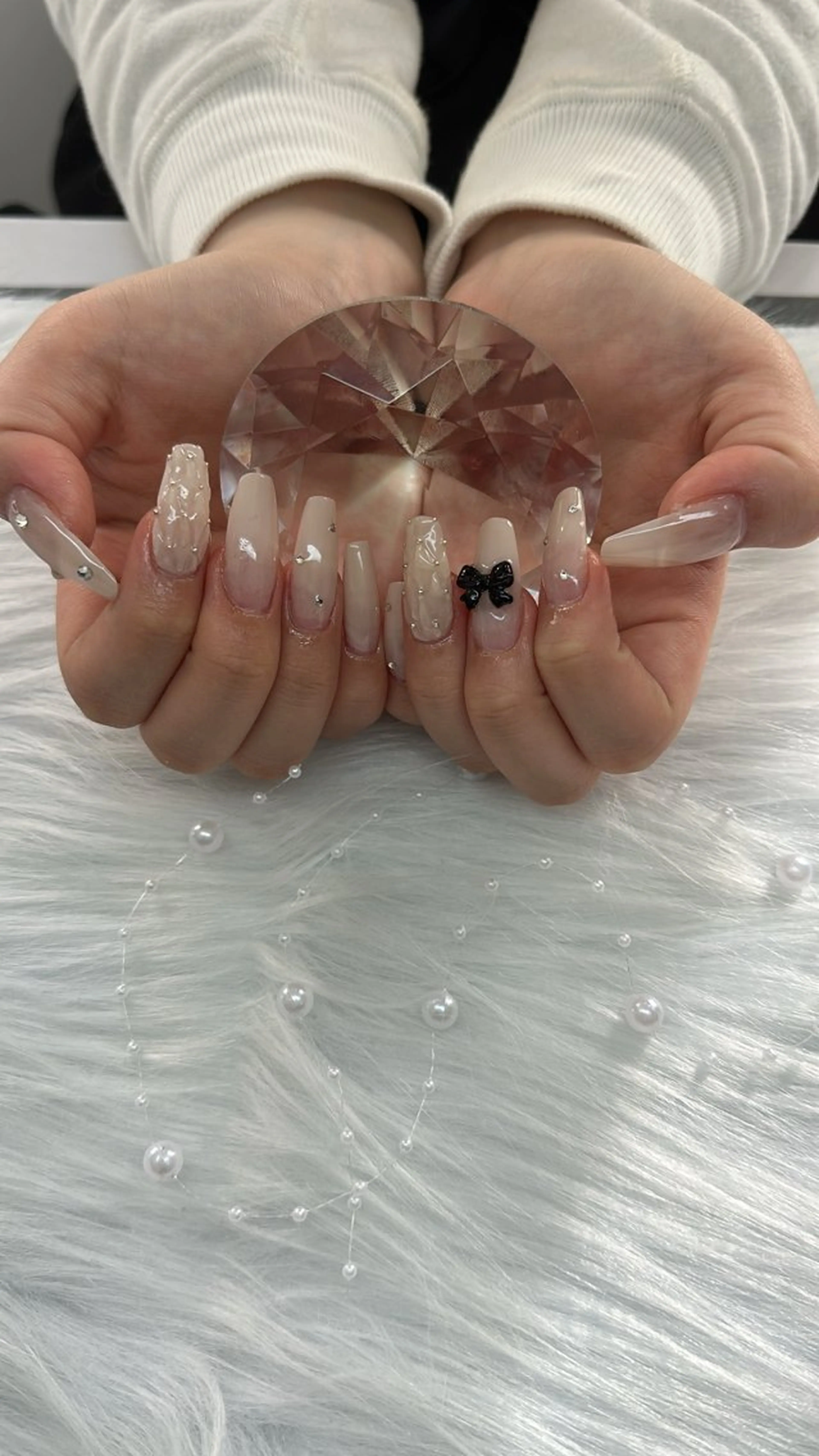 ネイル シンプルネイル ハンドネイル 中西 美羽のネイルデザイン