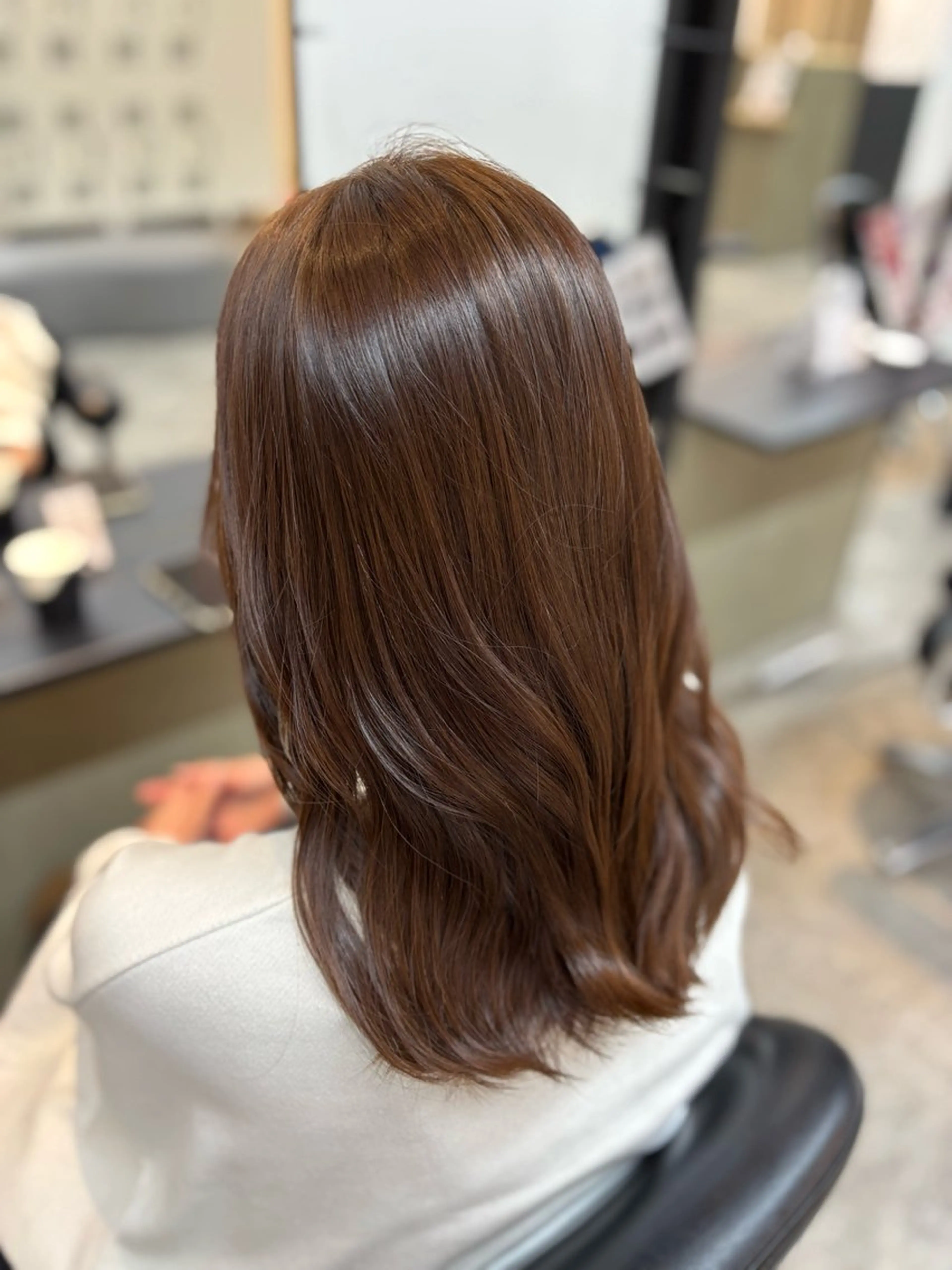 ミディアム ヘアカラー 札幌美容師♡西塔 瑠音🎀のヘアスタイル