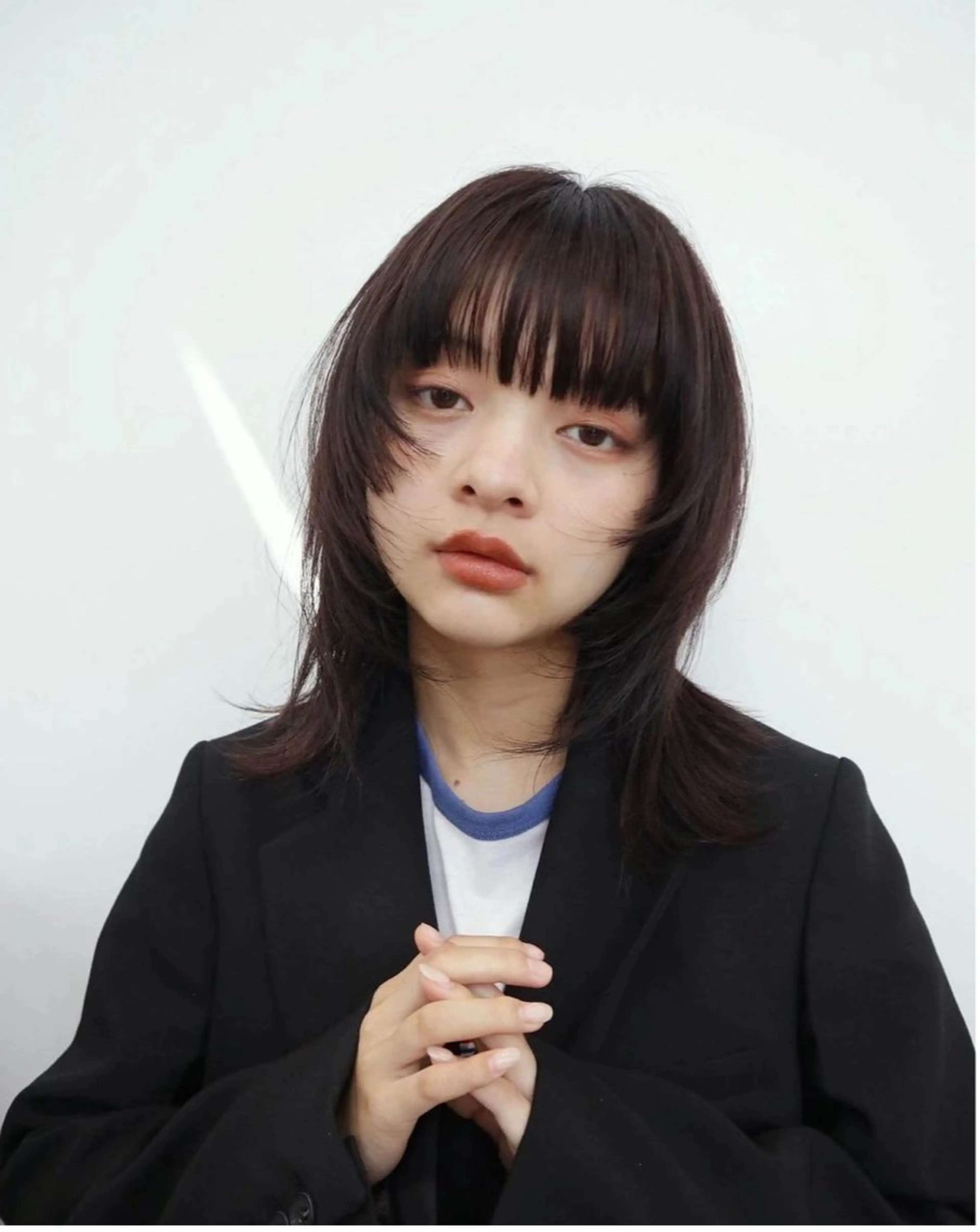 ミディアム TRICCA 銀座所属・奏羽　"ショート ・ボブ ・レイヤー"のヘアスタイル
