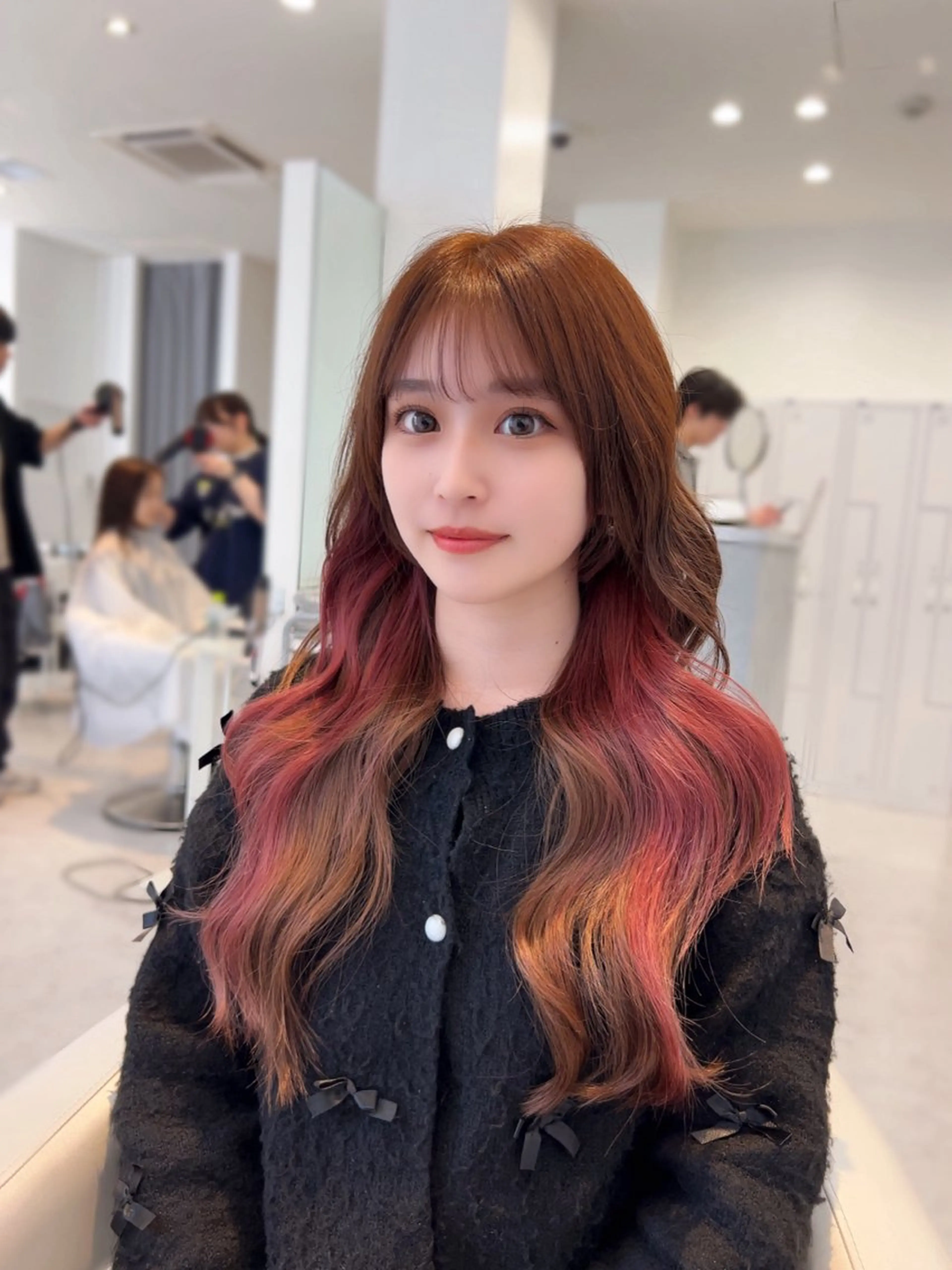 ロング カット ヘアカラー ✨上品可愛い 時短艶髪/後藤✨のヘアスタイル