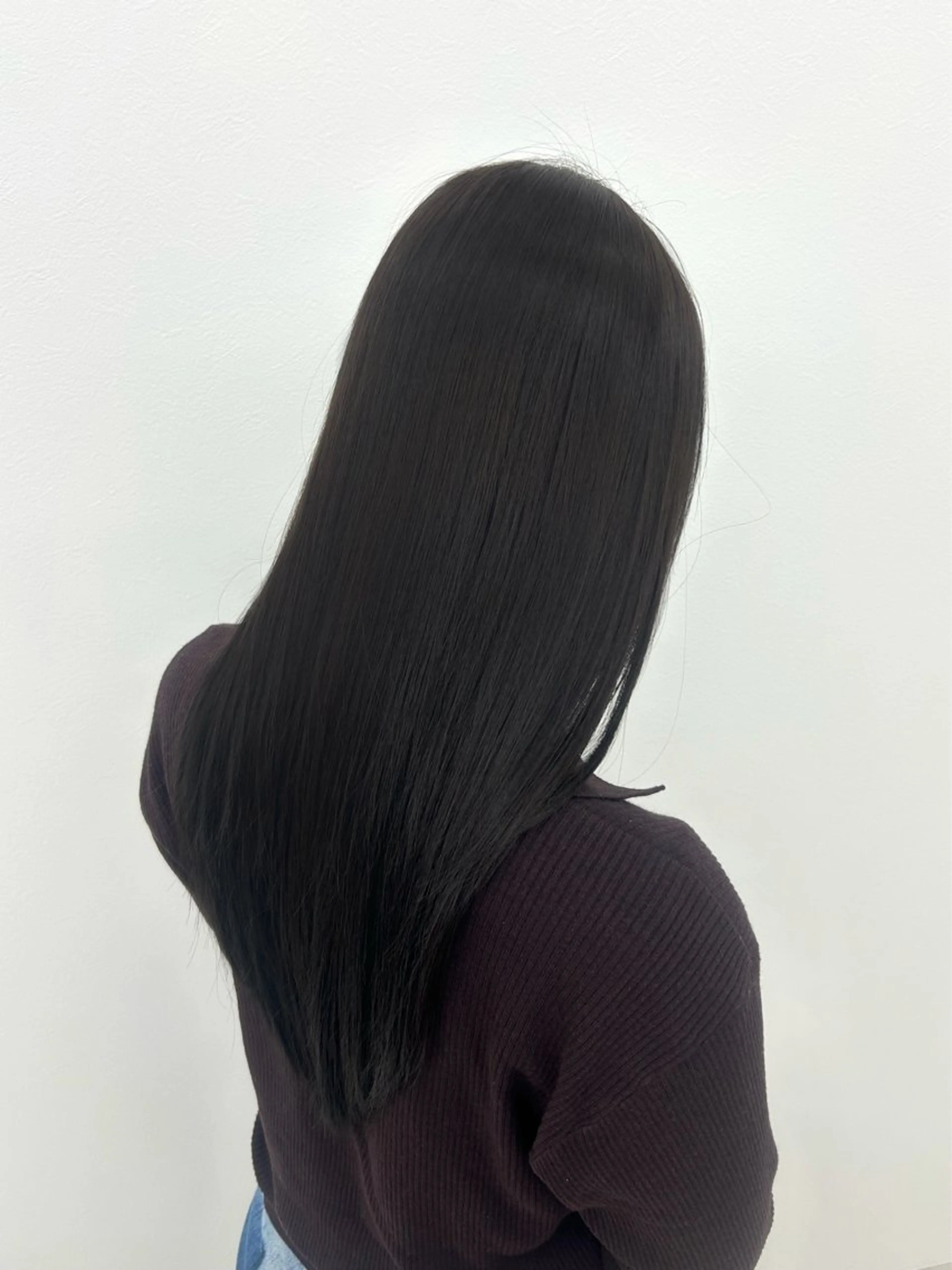 ロング ヘアカラー トリートメント 武田 唯来のヘアスタイル