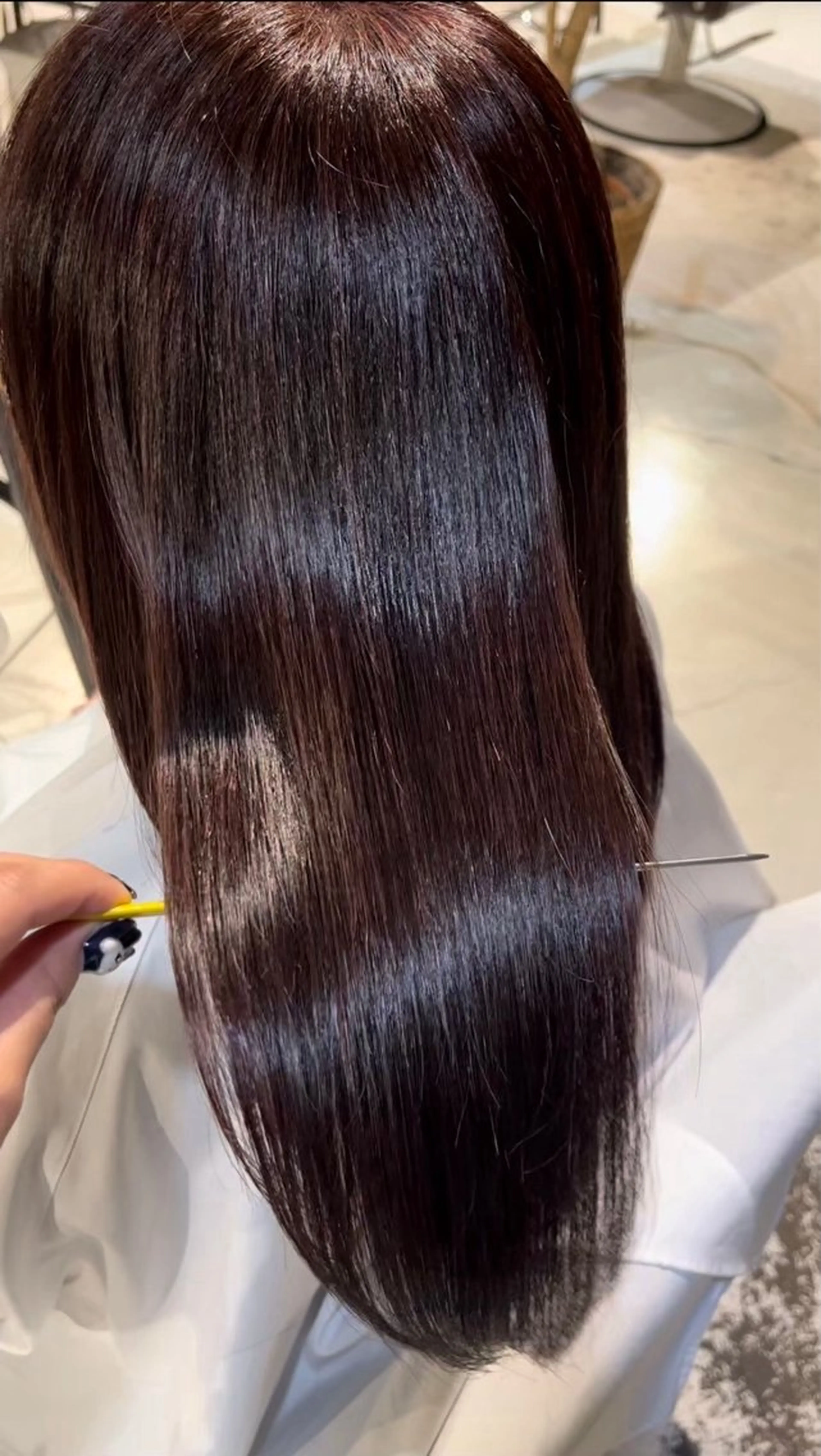 ロング 縮毛矯正 トリートメント AInoa Hanare所属・【髪質改善】市原 詩織のヘアスタイル