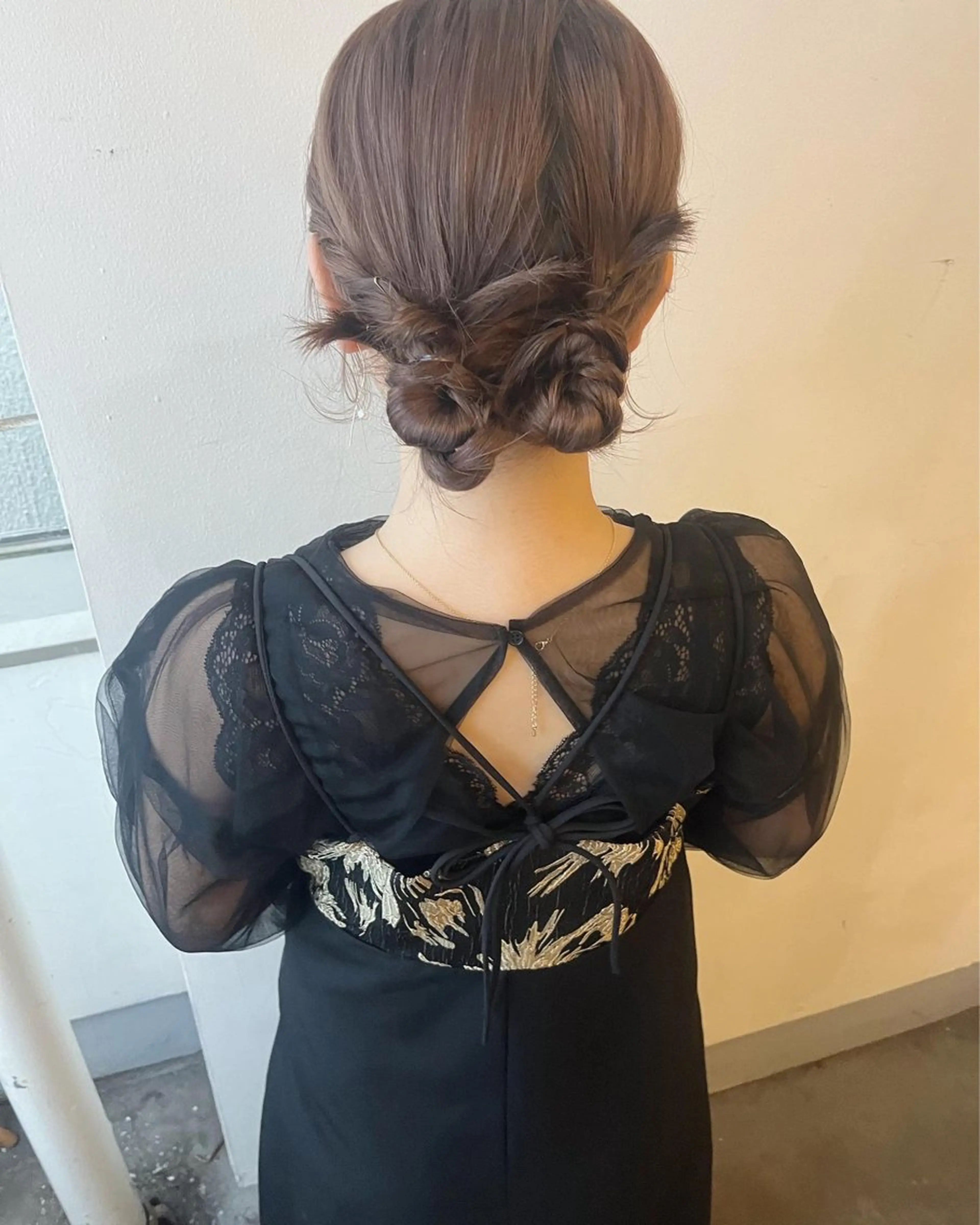 ミディアム ヘアアレンジ ヘアセット ⭐️ アユミ⭐️のヘアスタイル