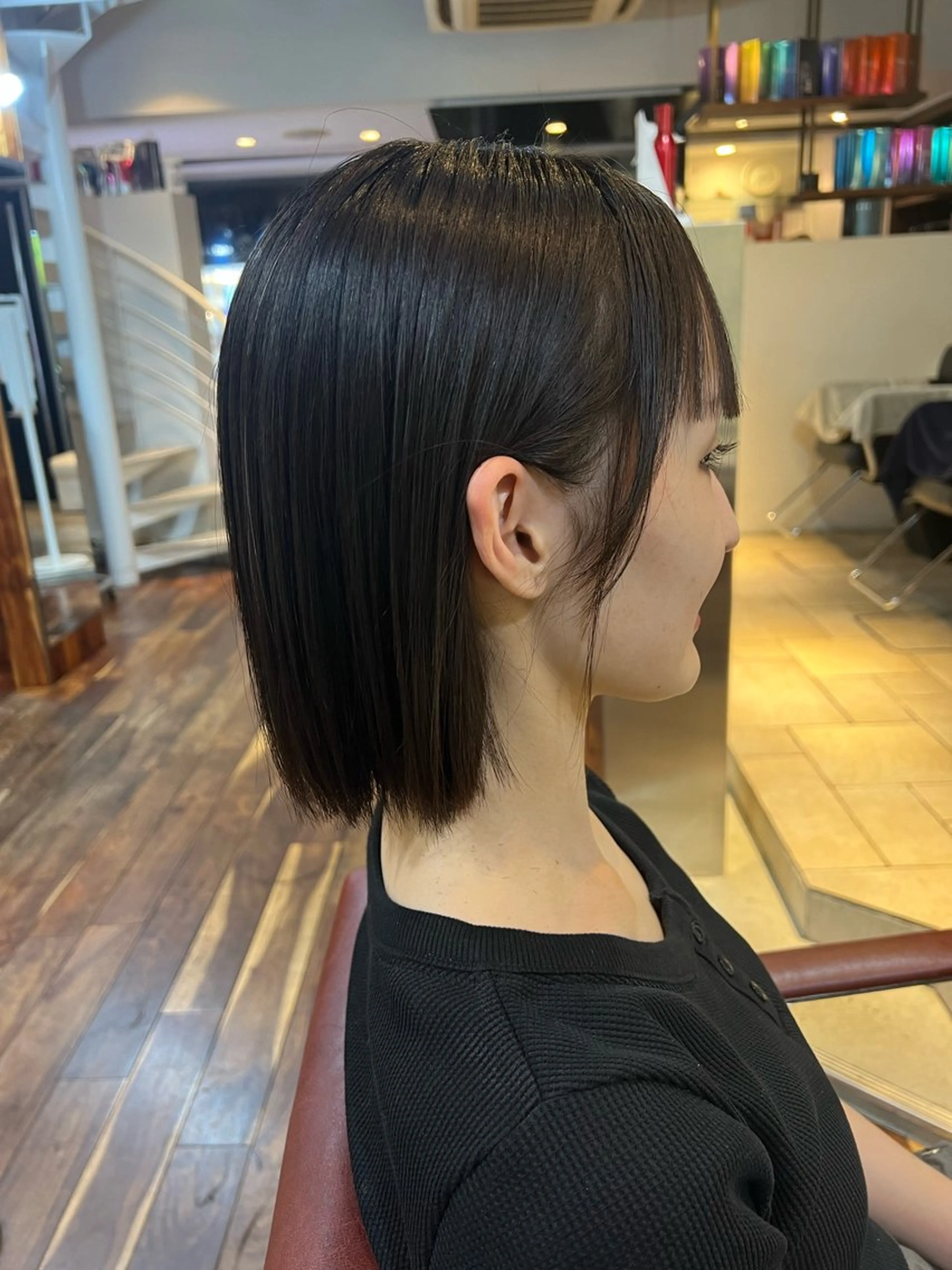 ミディアム カット 透明感カラー🌱 🍑天野琴音🍑のヘアスタイル