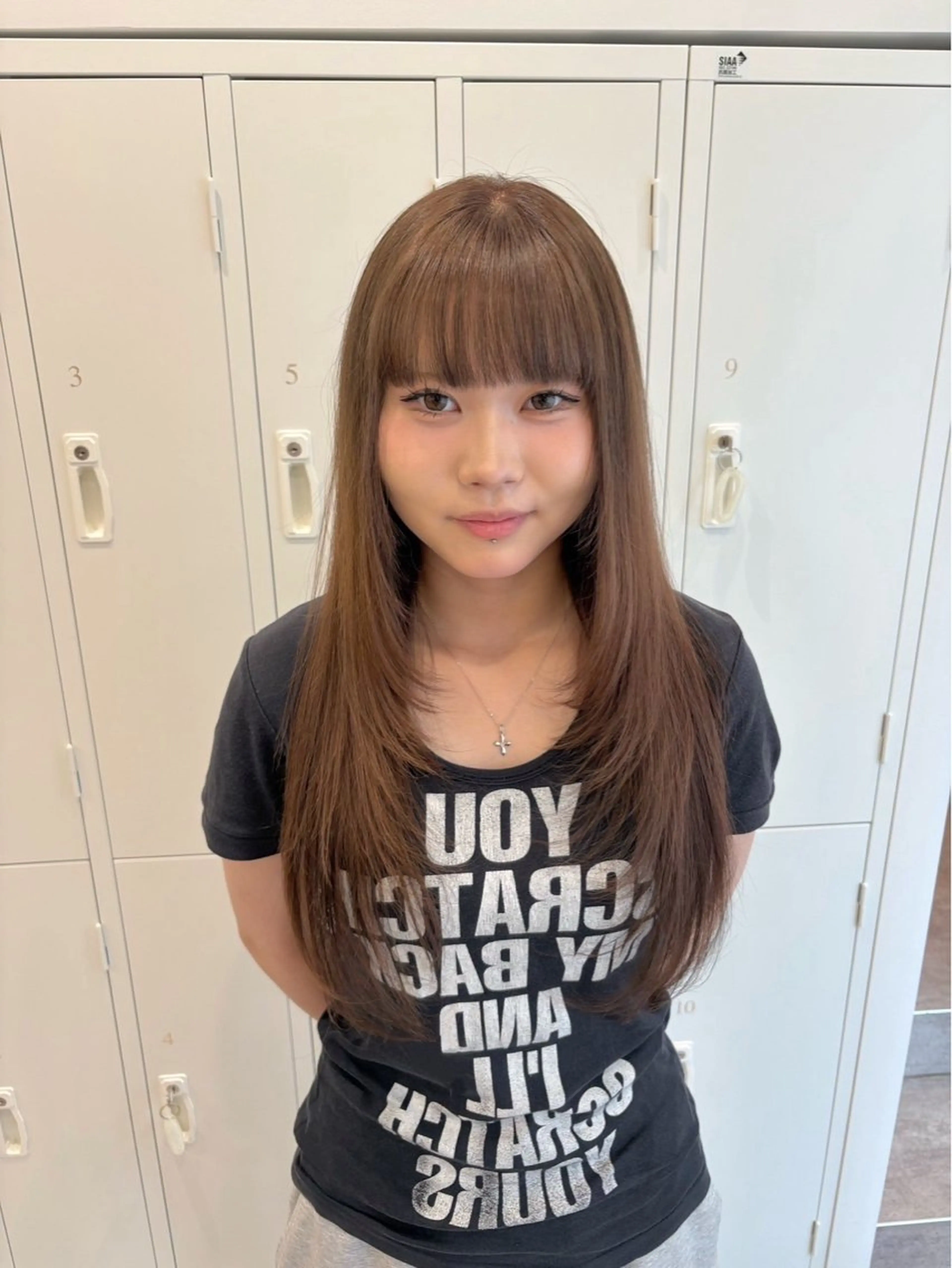ロング 韓国風ヘア レイヤーカット カット 🫧透明感カラー 特化美容師/すず🫧のヘアスタイル