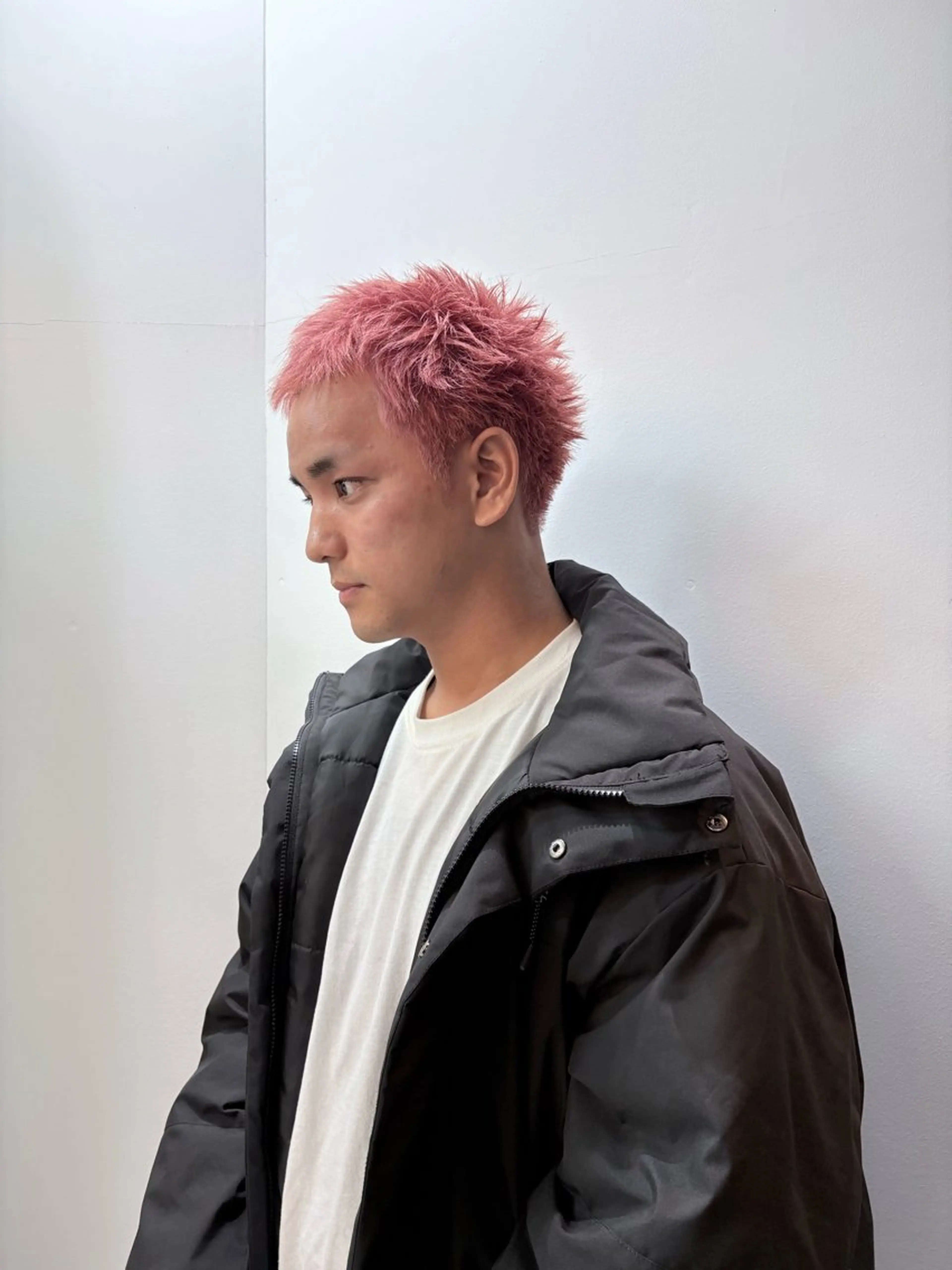 ショート メンズ ヘアカラー トリートメント ヘアセット 高明度ハイトーン/ デザイン/莉音🧤のヘアスタイル