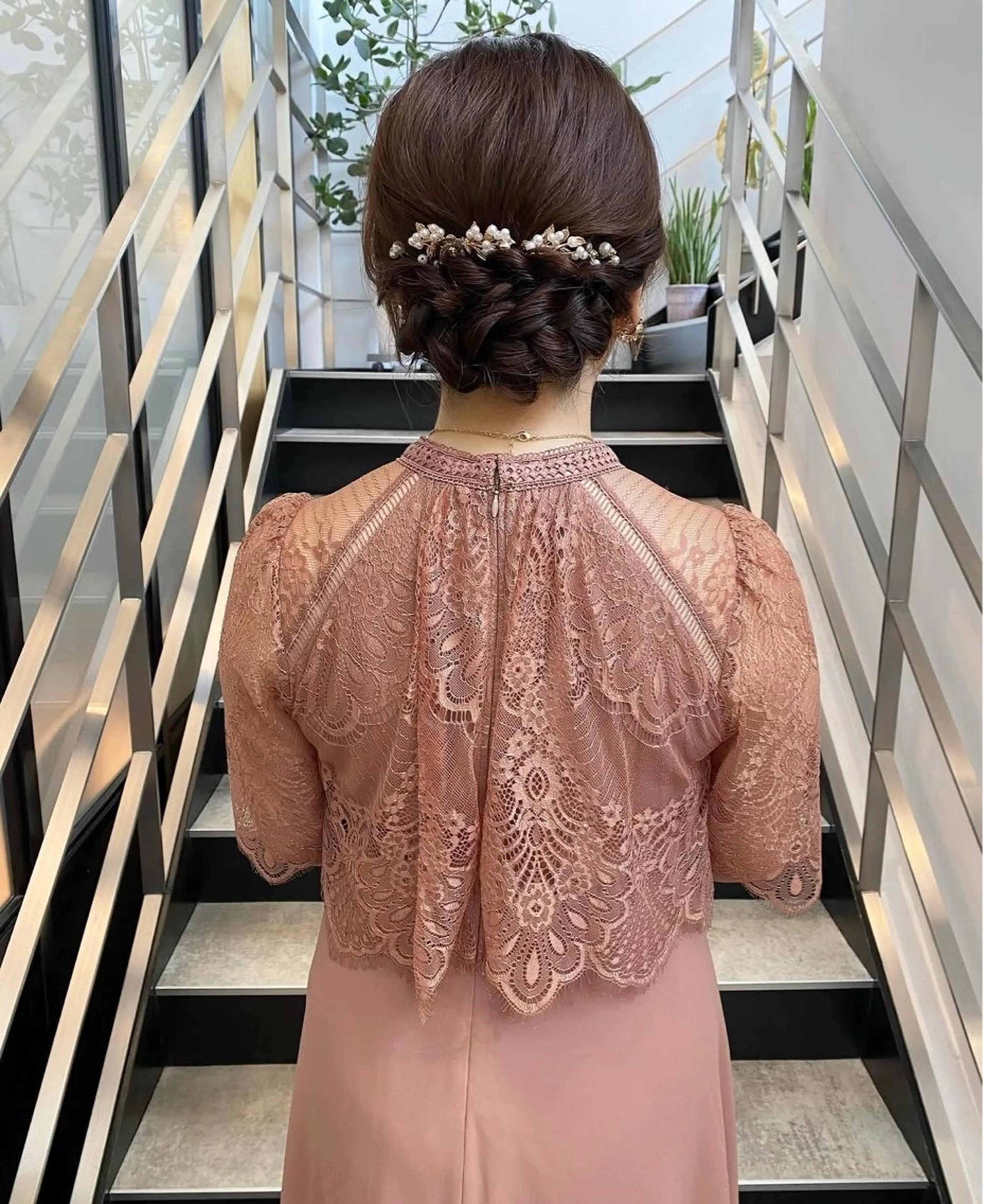 ロング カラー ヘアアレンジ 結婚式・ブライダル カット ヘアセット 宮村マオ / Hair set🪽のヘアスタイル