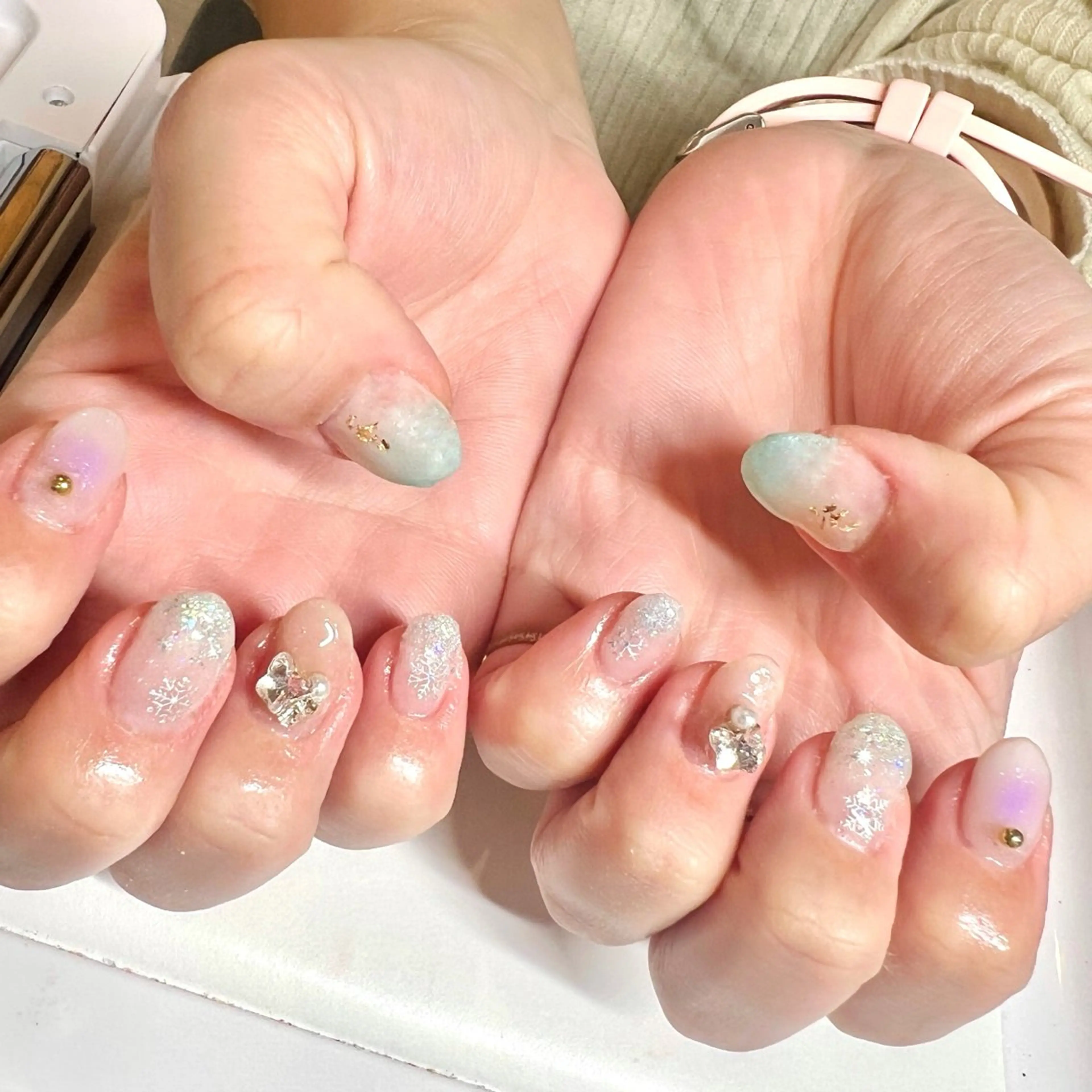 セミロング ハンドネイル Nail Salon midnightのネイルデザイン