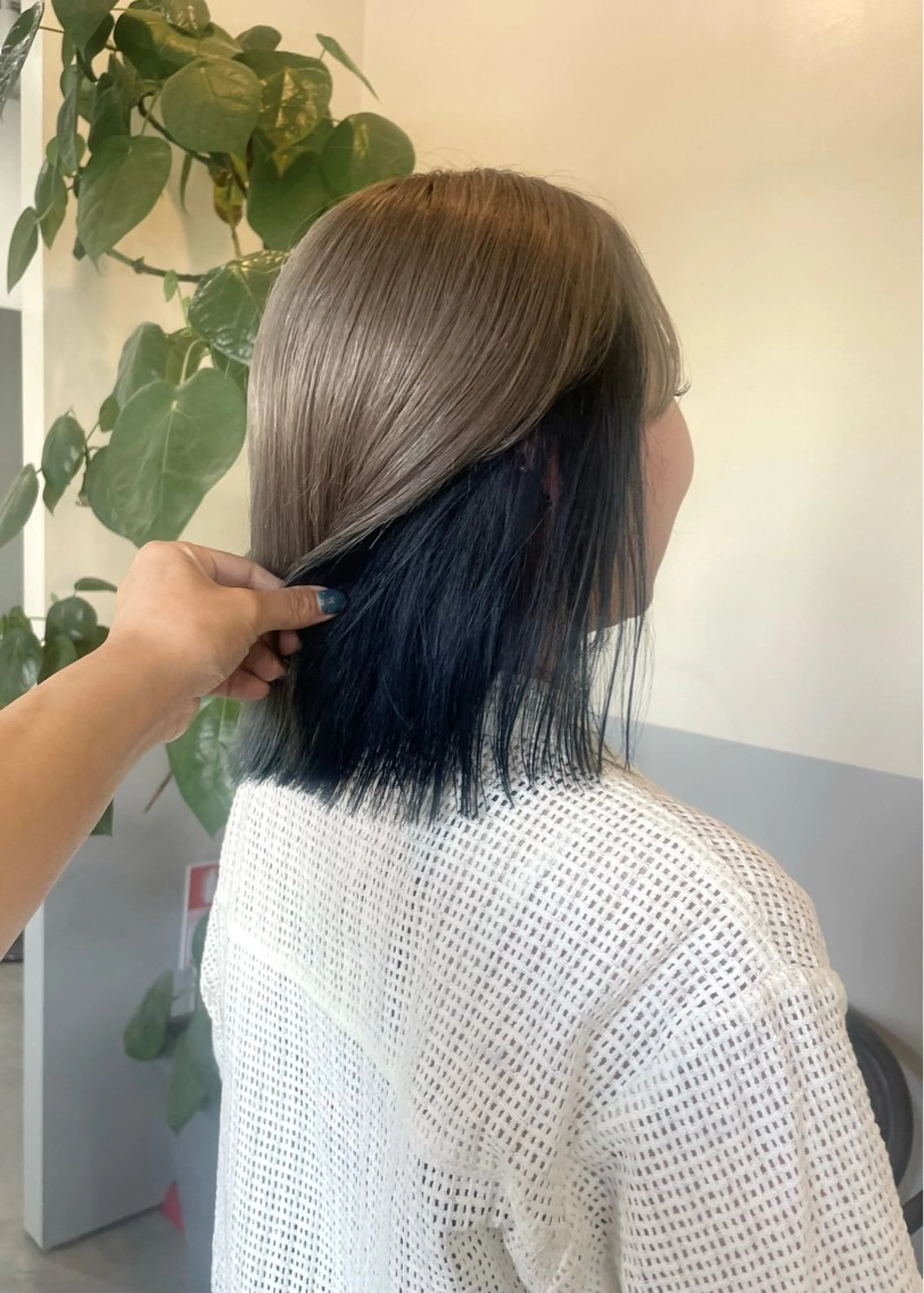 ショート ヘアカラー basho ノエ.／カットモデルのヘアスタイル