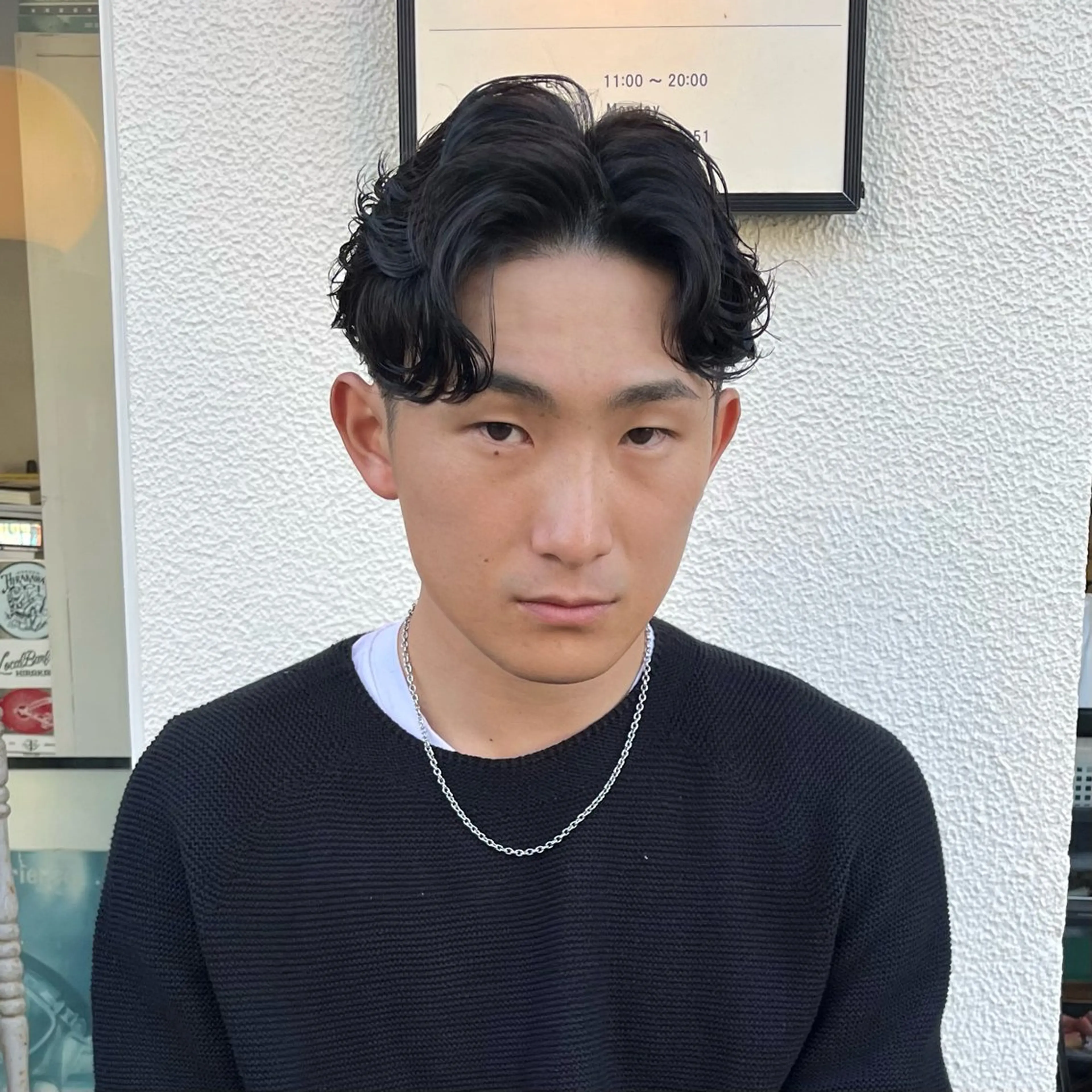 ショート パーマ メンズ カット パーマ barber　shop KING所属・💈メンズ　床屋💈 似合わせ💈春日井のヘアスタイル