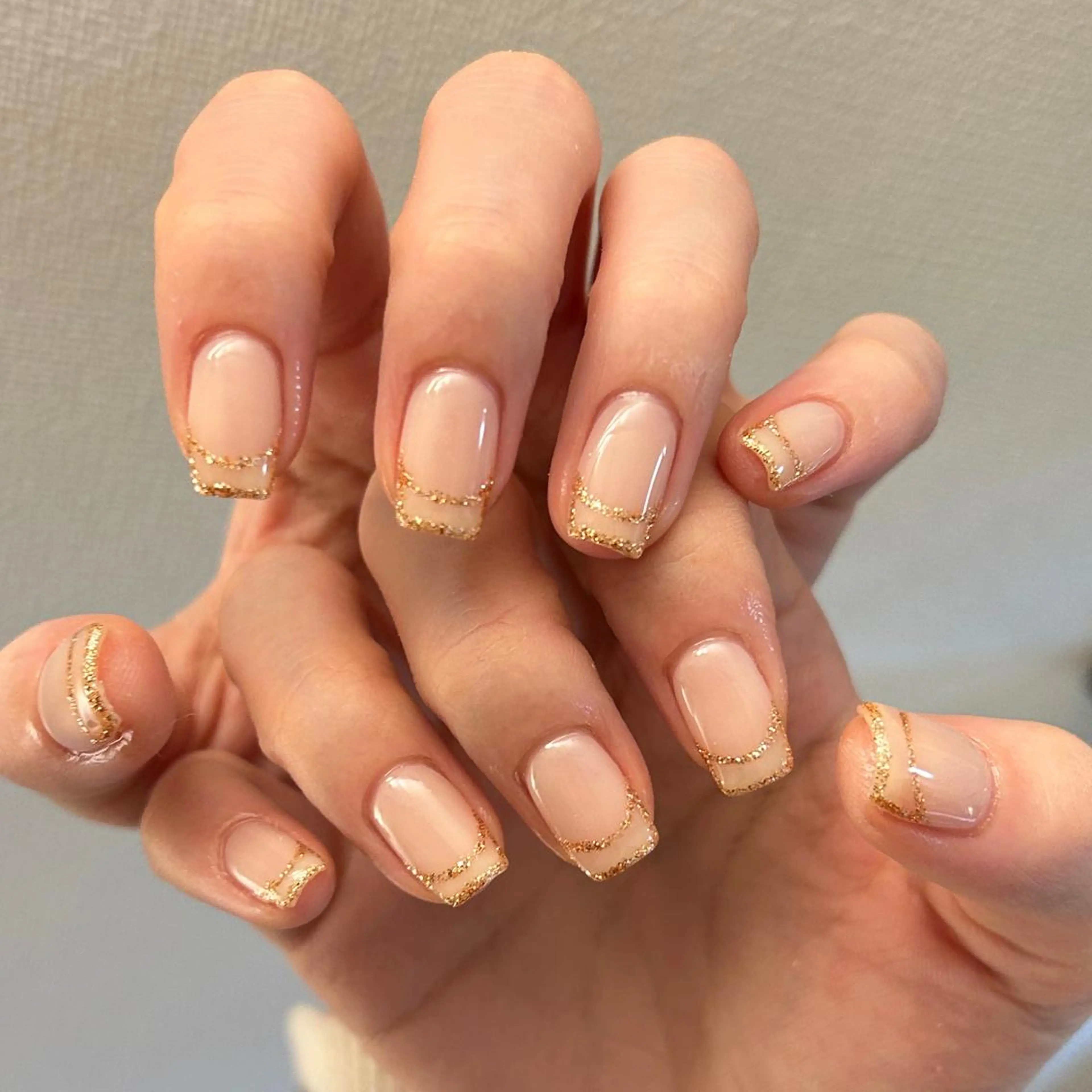ミディアム カラー パーマ ヘアアレンジ メンズ キッズ ネイル マツエク・マツパ アイブロウ アートネイル ハンドネイル フットネイル ease NAIL SALONのネイルデザイン