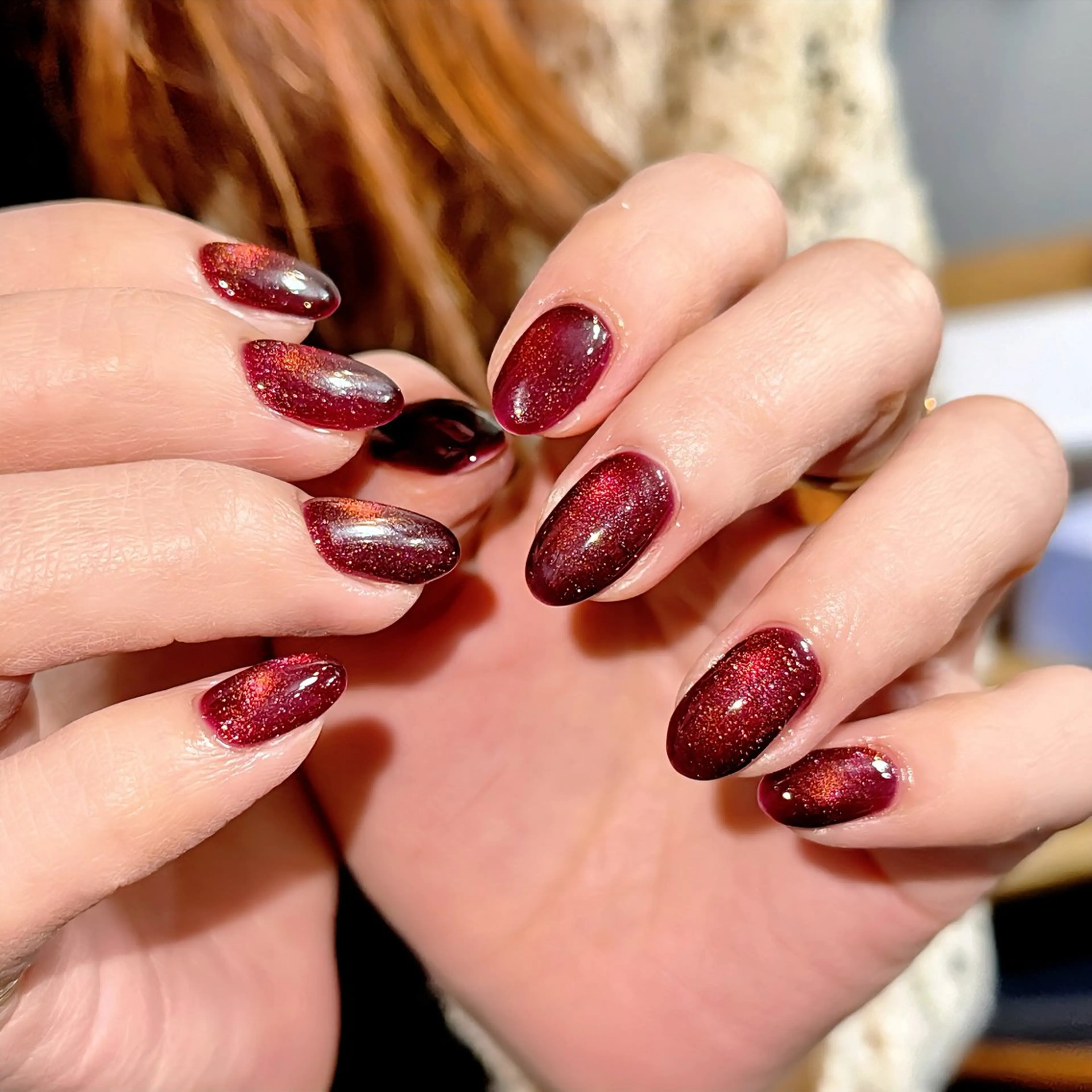 ネイル 長さ出し フラッシュネイル フレンチネイル ガーリー マグネットネイル ハンドネイル ハンドケア 🫧OPELIA NAIL渋谷🫧のネイルデザイン