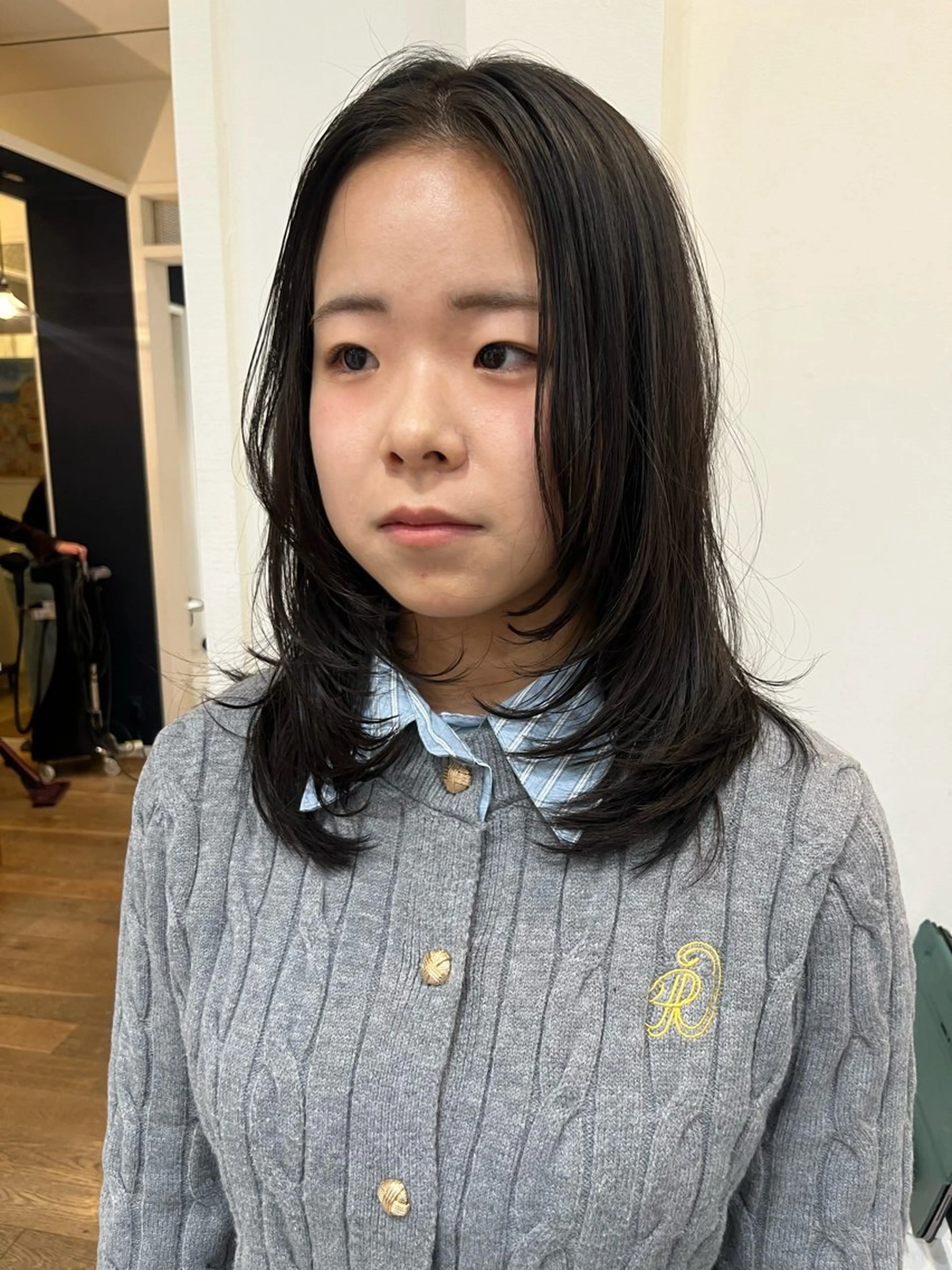 ロング レイヤーカット 無料カットモデル‪✨ ✂️Nanami🌷のヘアスタイル