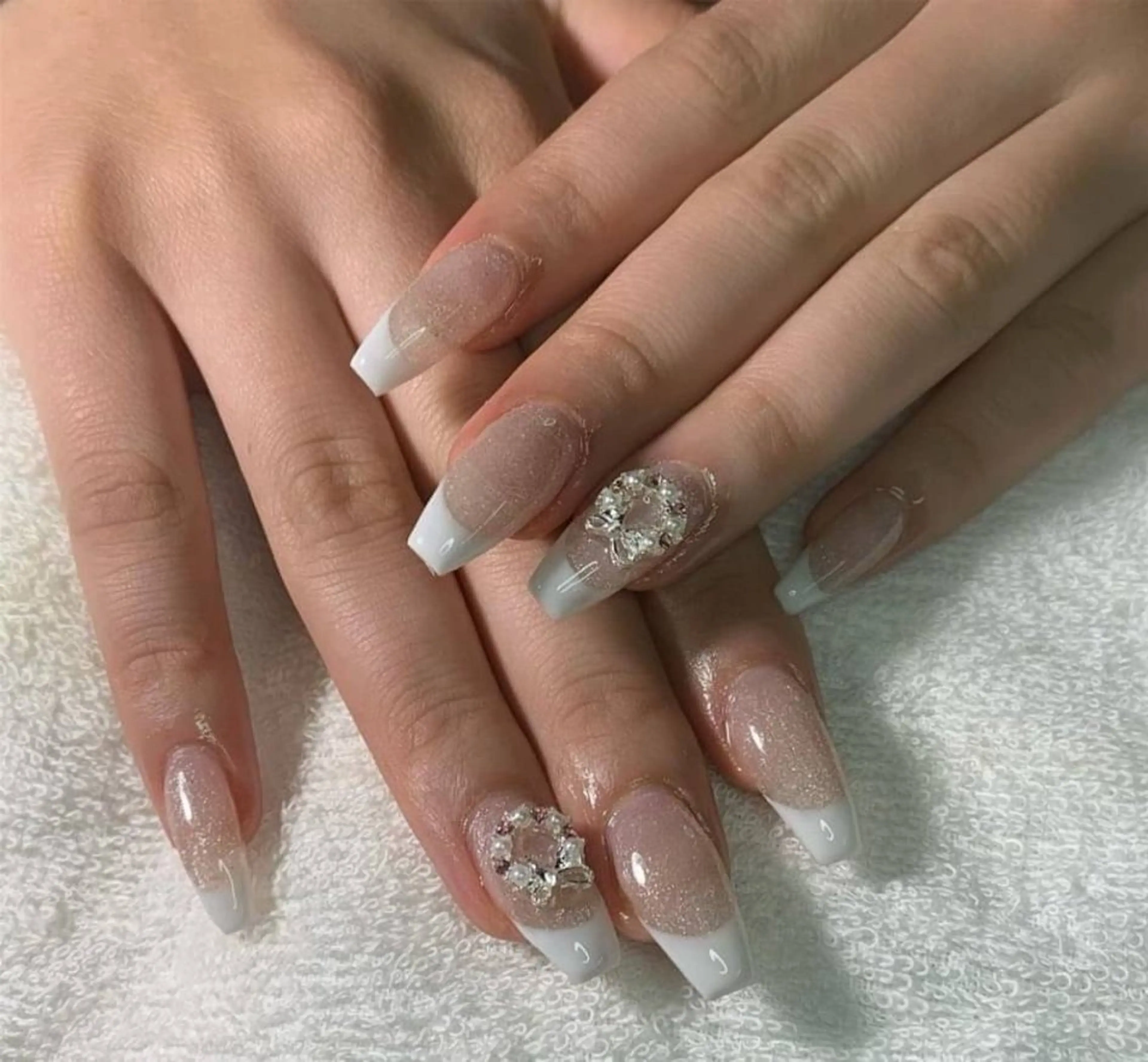 ネイル マグネットネイル 冬ネイル クリスマス ハンドネイル MHR nailのネイルデザイン