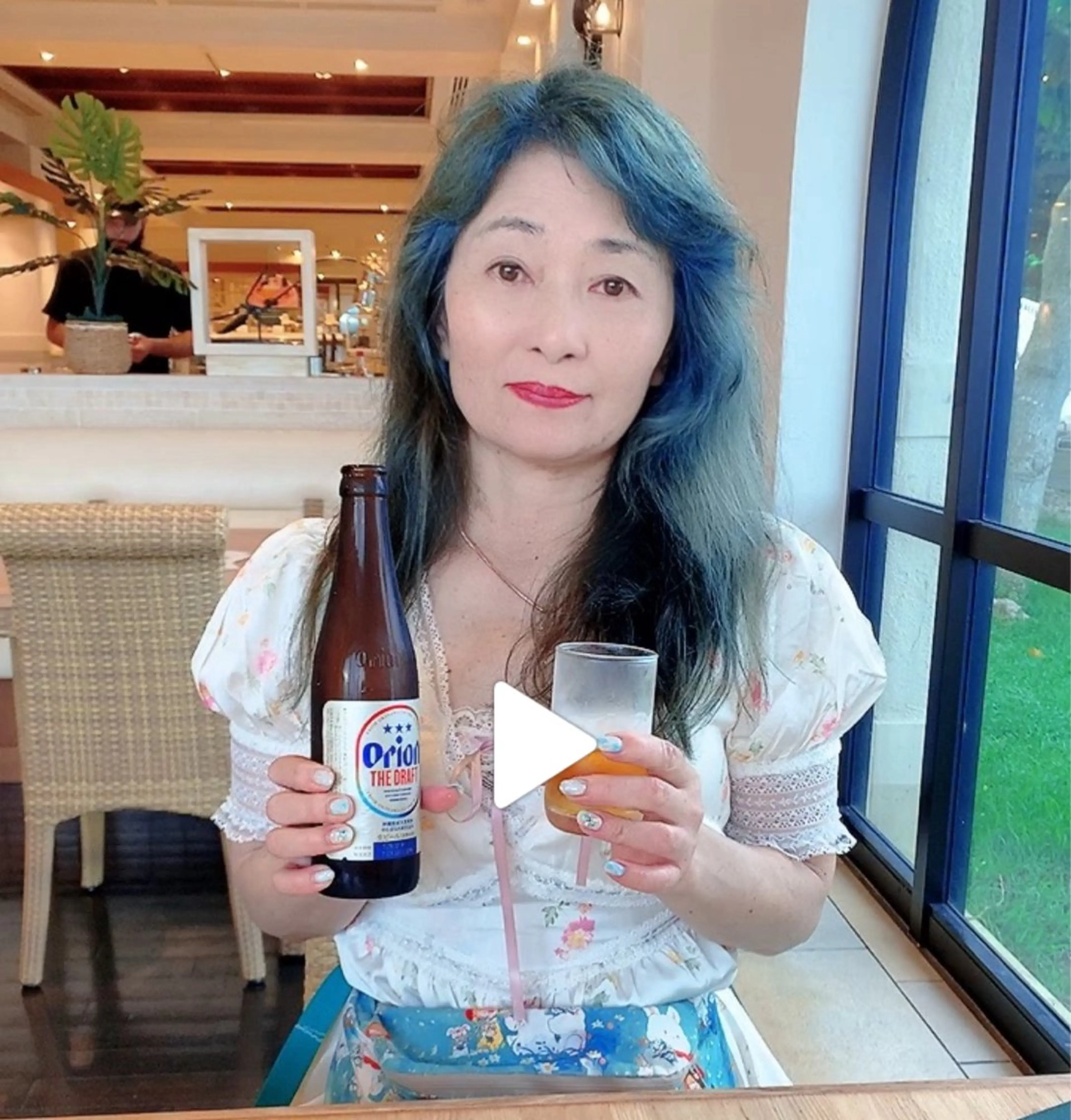 カラー メッシュ 竹内 秀美のヘアスタイル