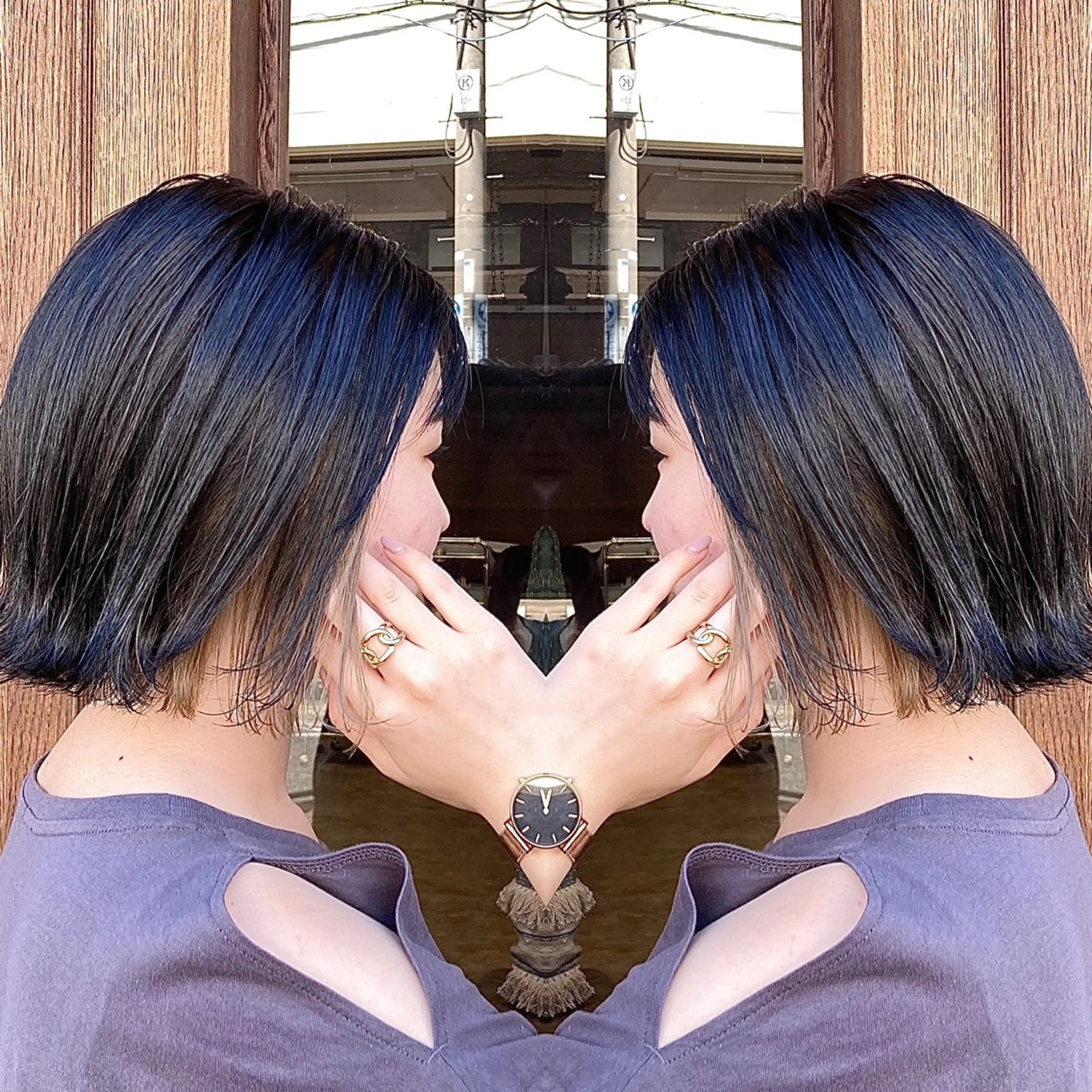 ショート カラー パーマ ヘアアレンジ カット ヘアカラー トリートメント sōko   Hair&Nail Salon所属・透明感カラー 🌛 mayuのヘアスタイル