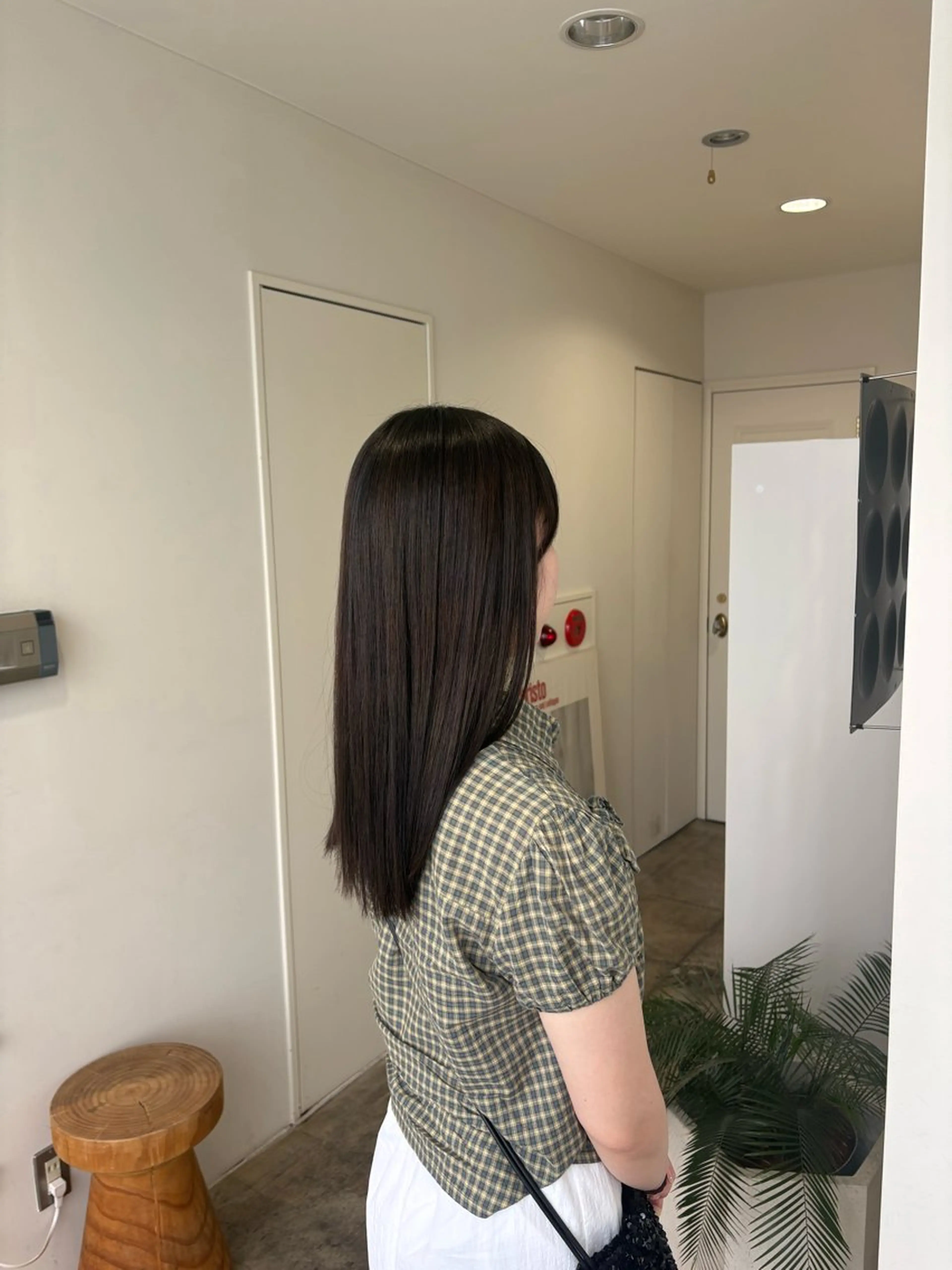 ロング 髪質改善 カット 縮毛矯正 Jr.スタイリスト ヨシノヒメカのヘアスタイル
