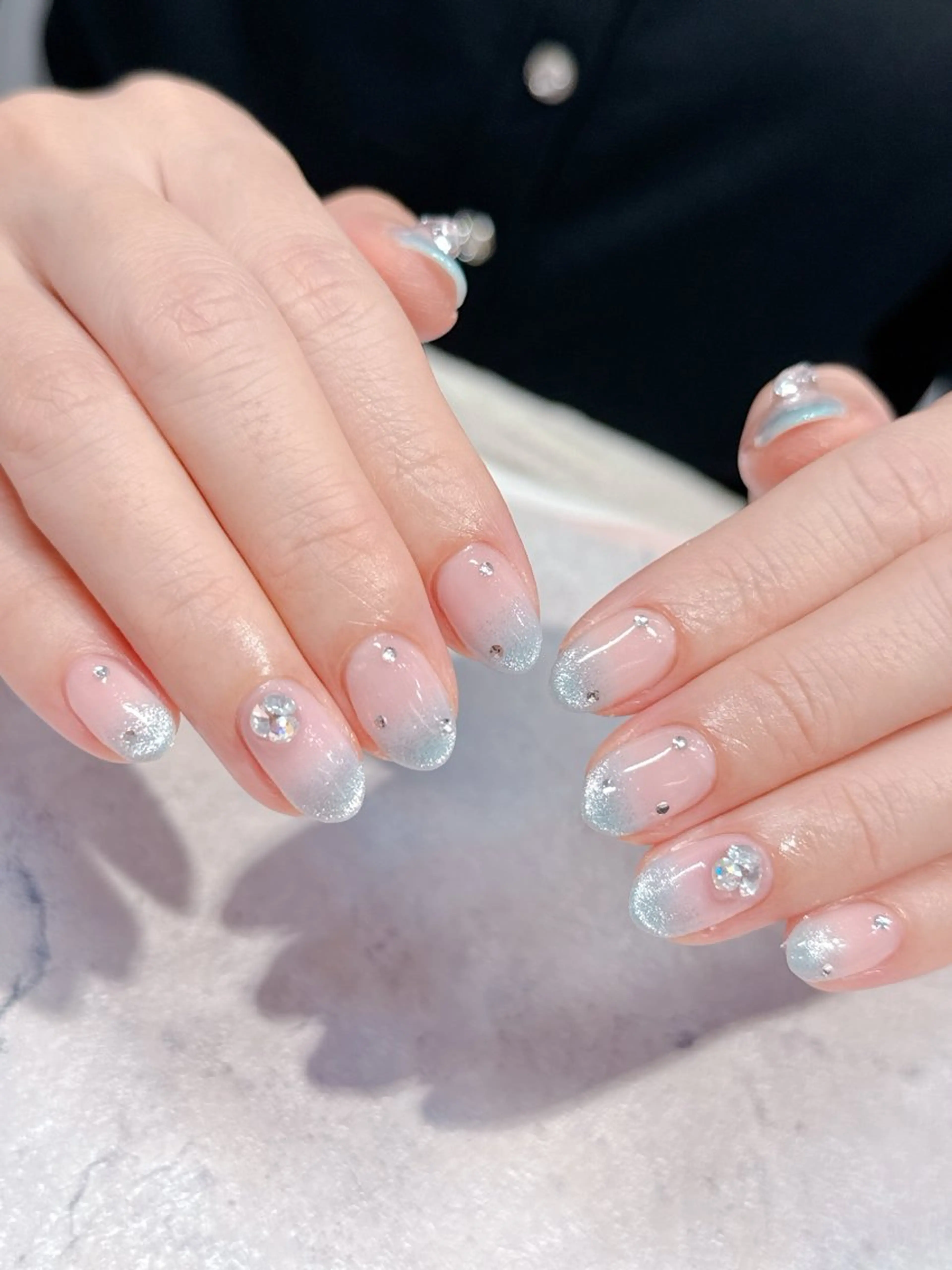 ネイル マグネットネイル ハンドネイル BUNNYNAIL MARINのネイルデザイン