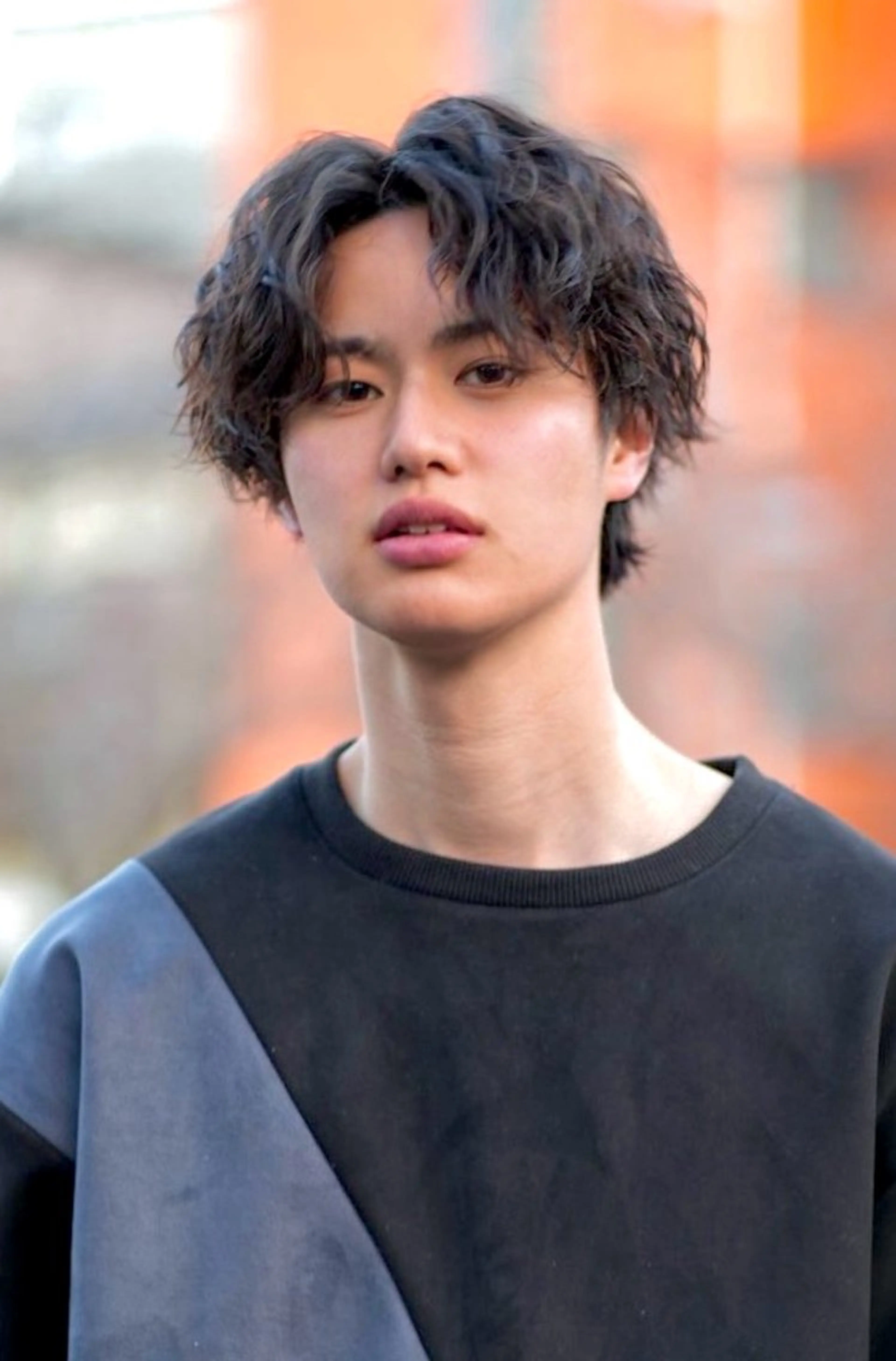 ミディアム パーマ メンズ カット パーマ トリートメント ヘアセット 新規のお客様のみ fifth前比嘉💥のヘアスタイル