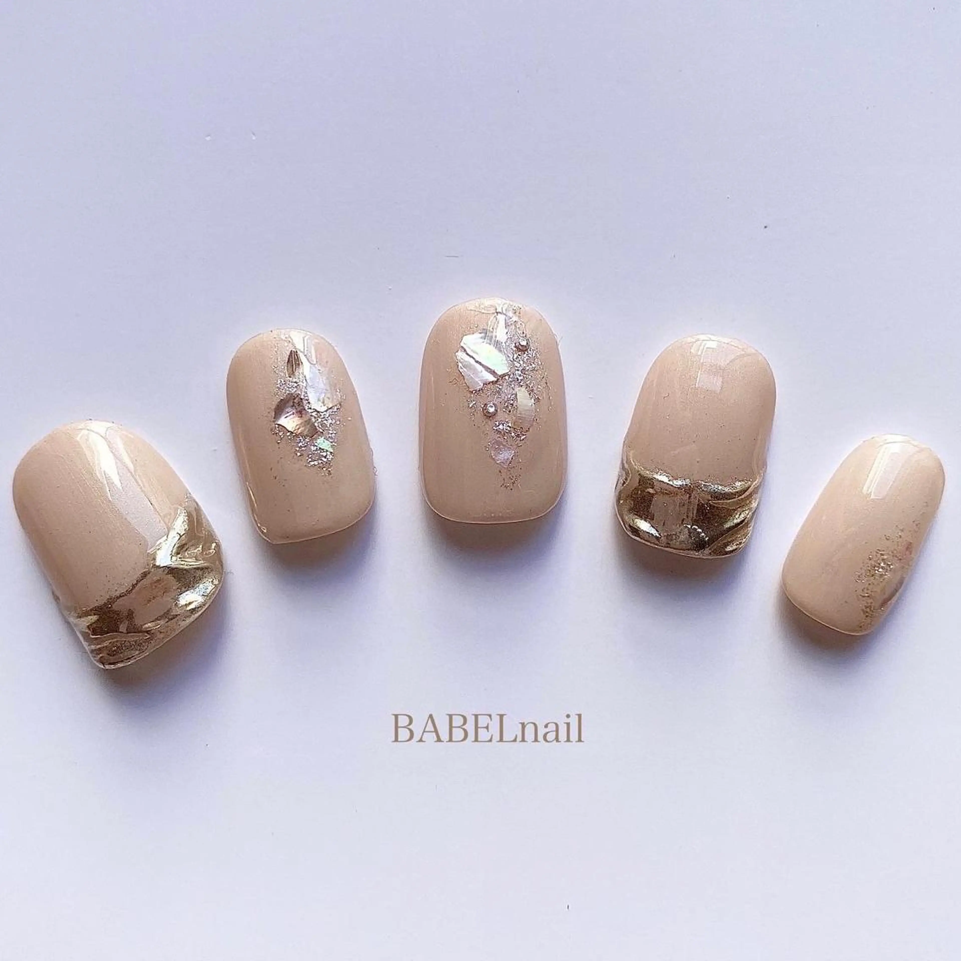 ネイル アートネイル ジェルネイル オフィスネイル ショートネイル ハンドネイル BABELバベル所属・江戸川橋✨BABEL 【バベル】大人可愛いのネイルデザイン