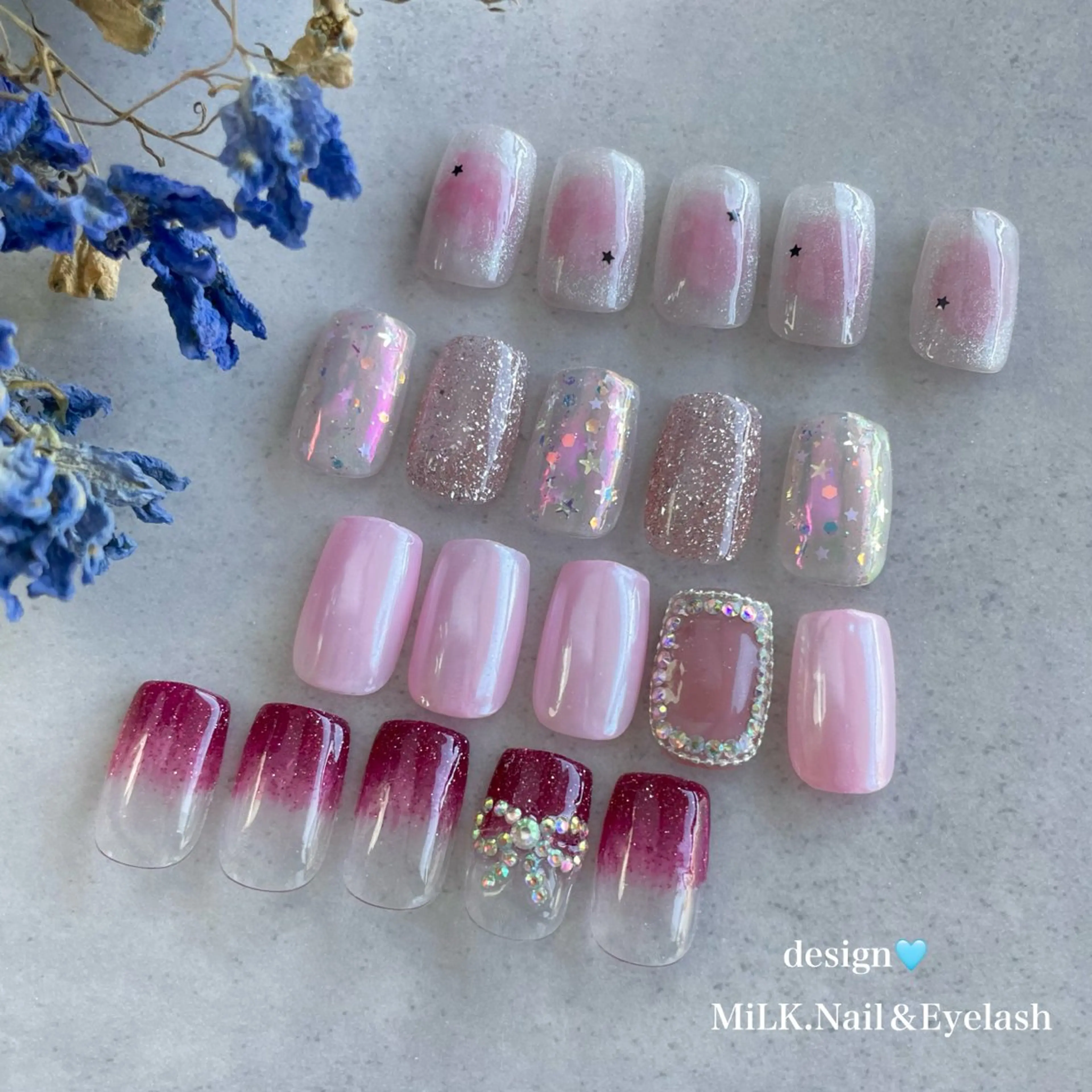 ネイル ハンドネイル MiLK.   Nail&Eyelash所属・MiLK. wakaのマツエク・マツパデザイン