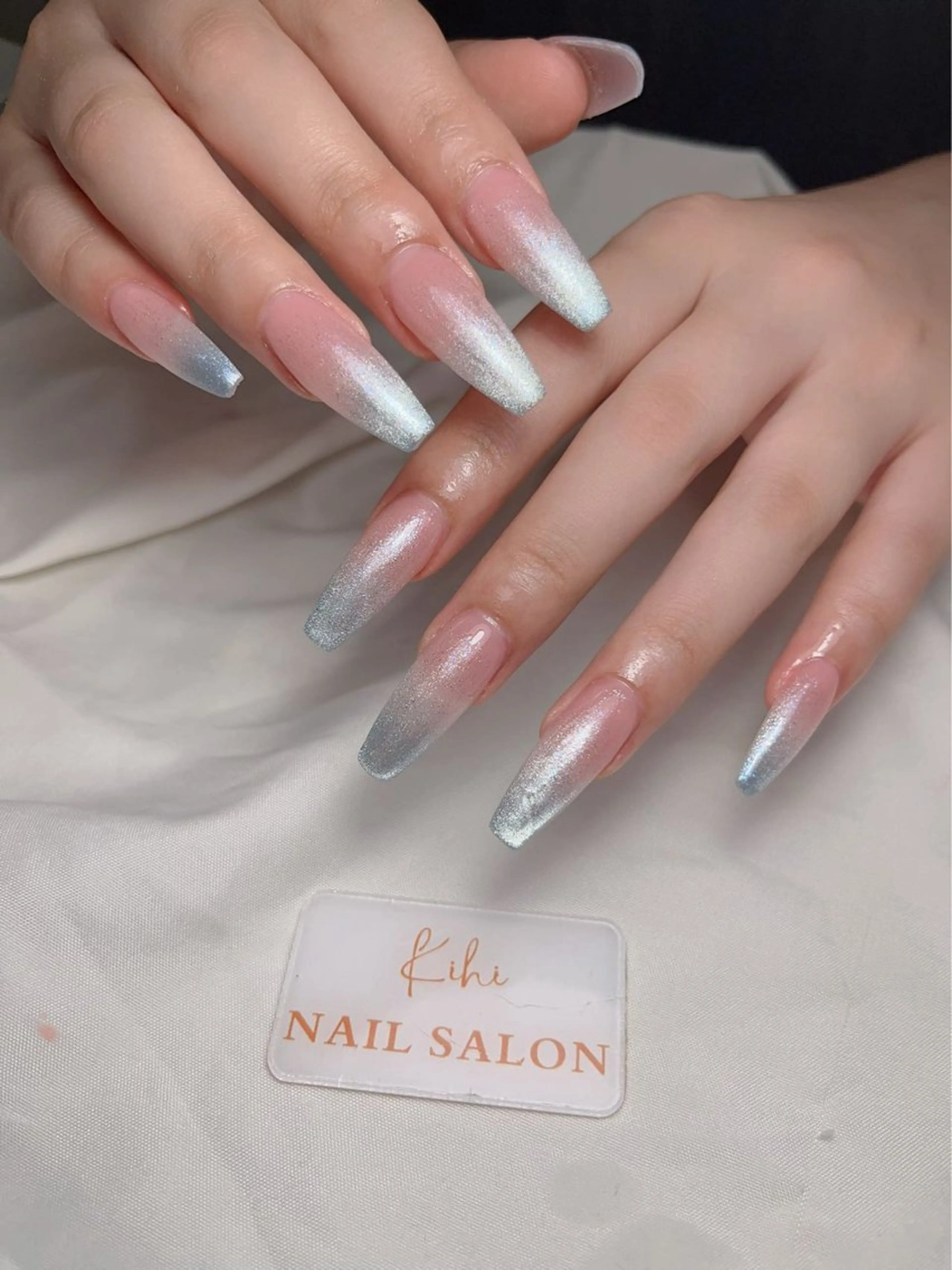 ネイル アートネイル フレンチネイル ジェルネイル グラデーション 韓国ネイル ハンドネイル Nail Salon Kihi さくらのネイルデザイン